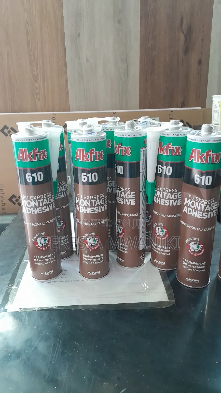 Akifix  610 Pu No Nail  Pro Adhesive  310ml