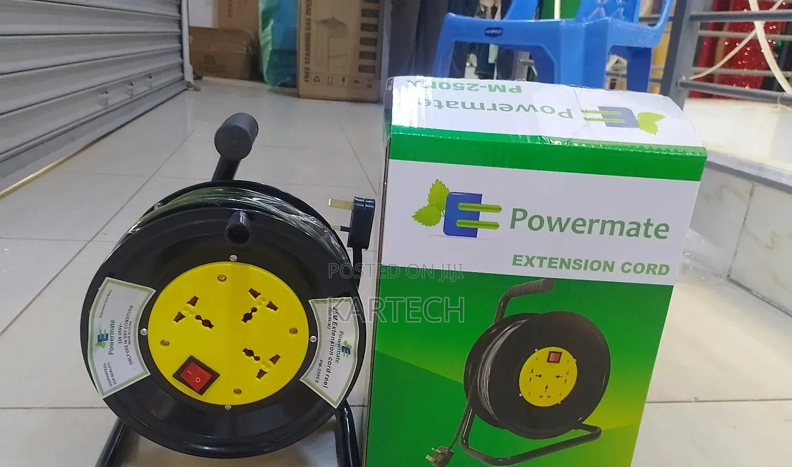 Powermate Extension Cable Reel 25m 1mm
