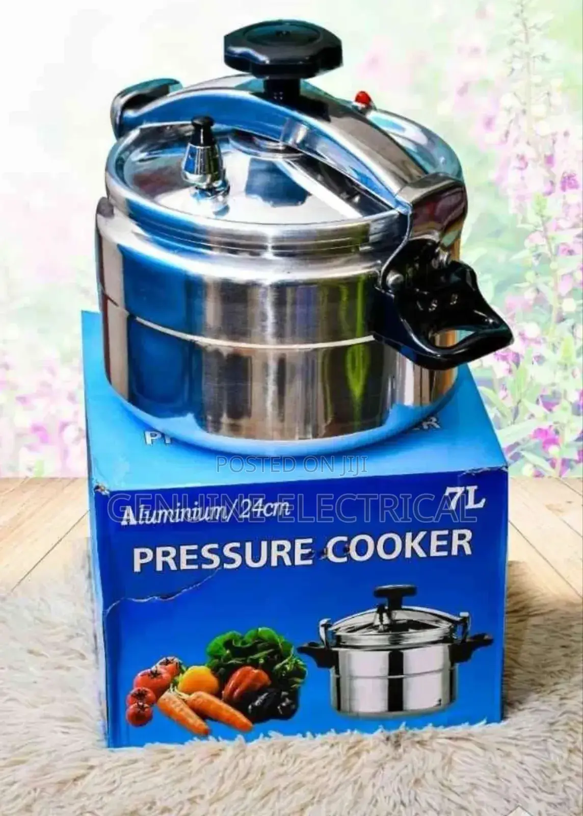 7litre 2 Handle Pressure Cooker Non Explosive