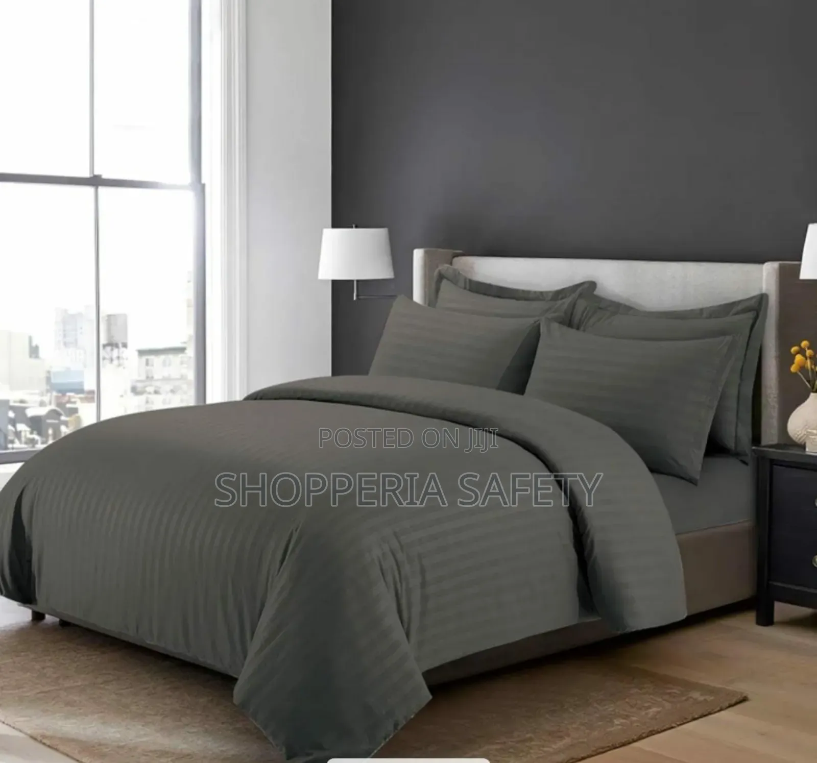 Duvet Duvet Cover Set- Grey