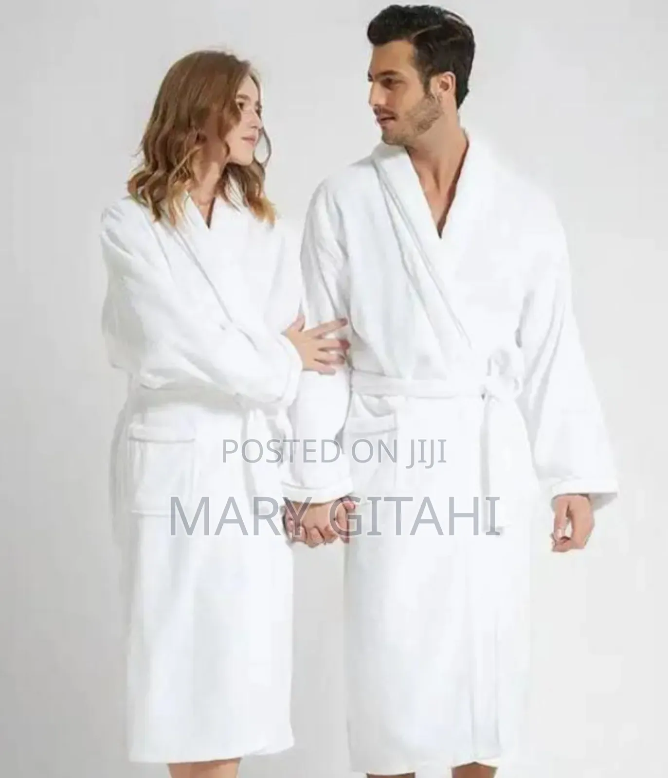 White Cotton Adult Bathrobes Sizes