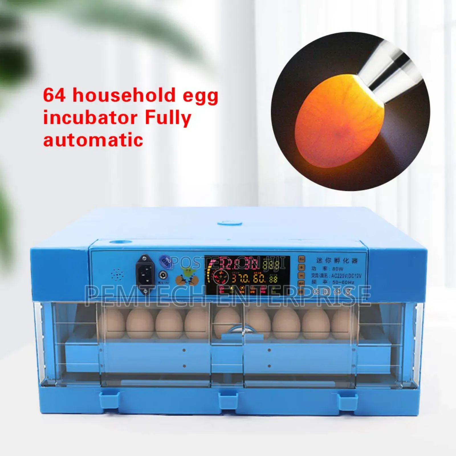 64eggs Automatic Egg Incubator
