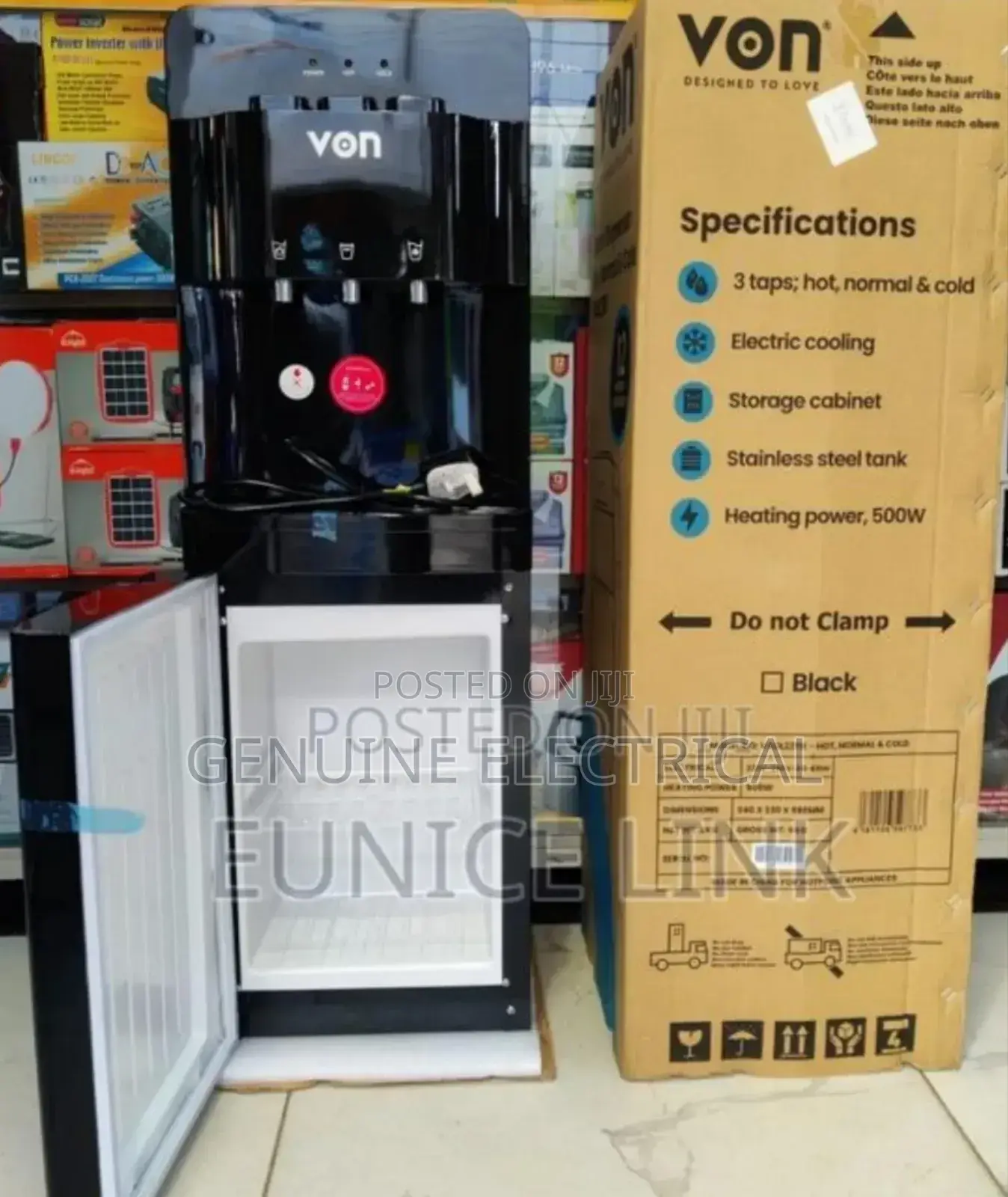 Von Water Dispenser 3 Taps
