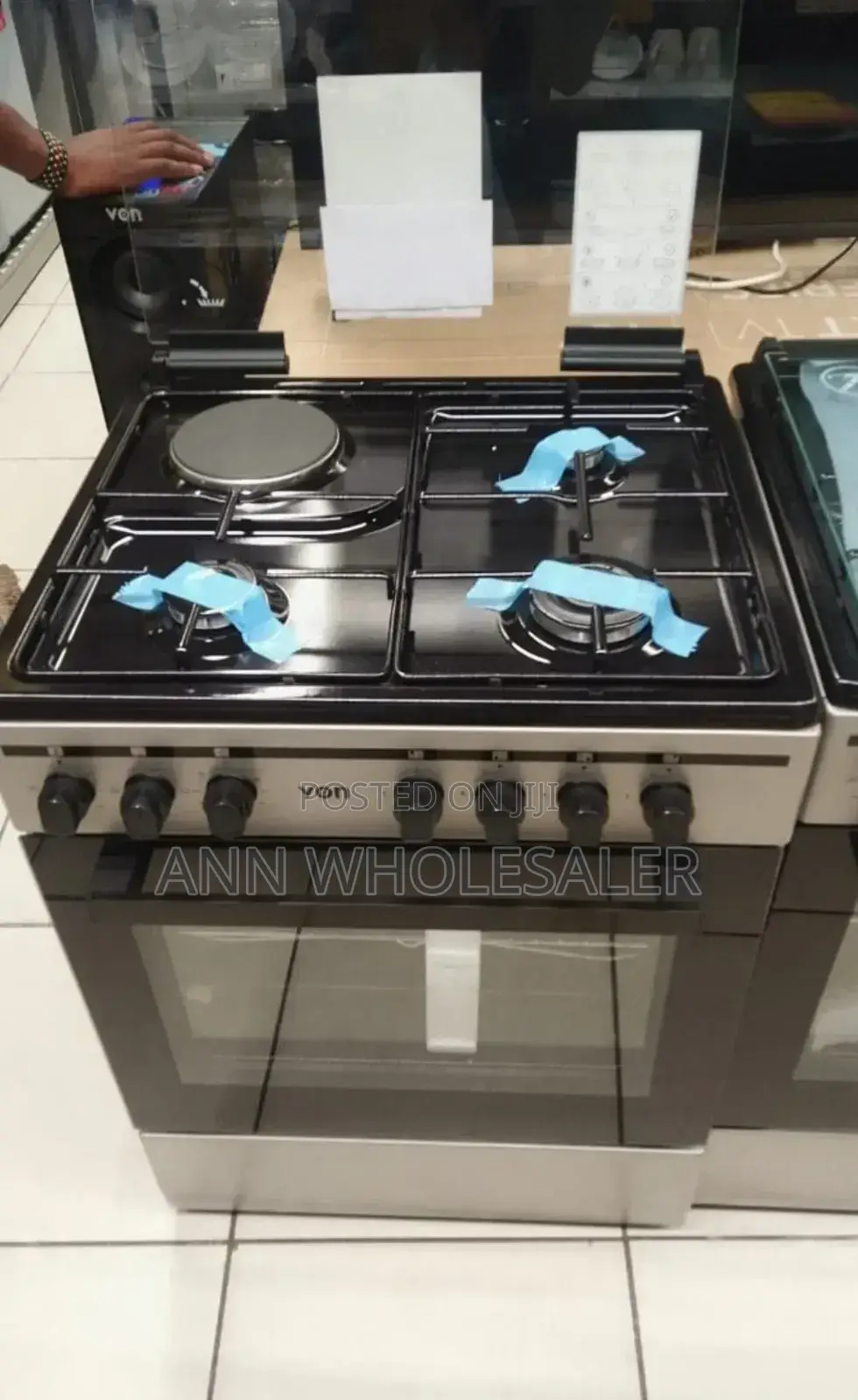 60 Litres Oven -60*60 VON Cooker 3 Gas + 1 Ecooker C-5