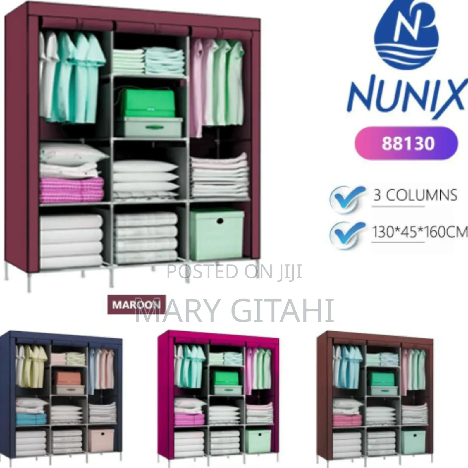 3 Column Wardrobe at
