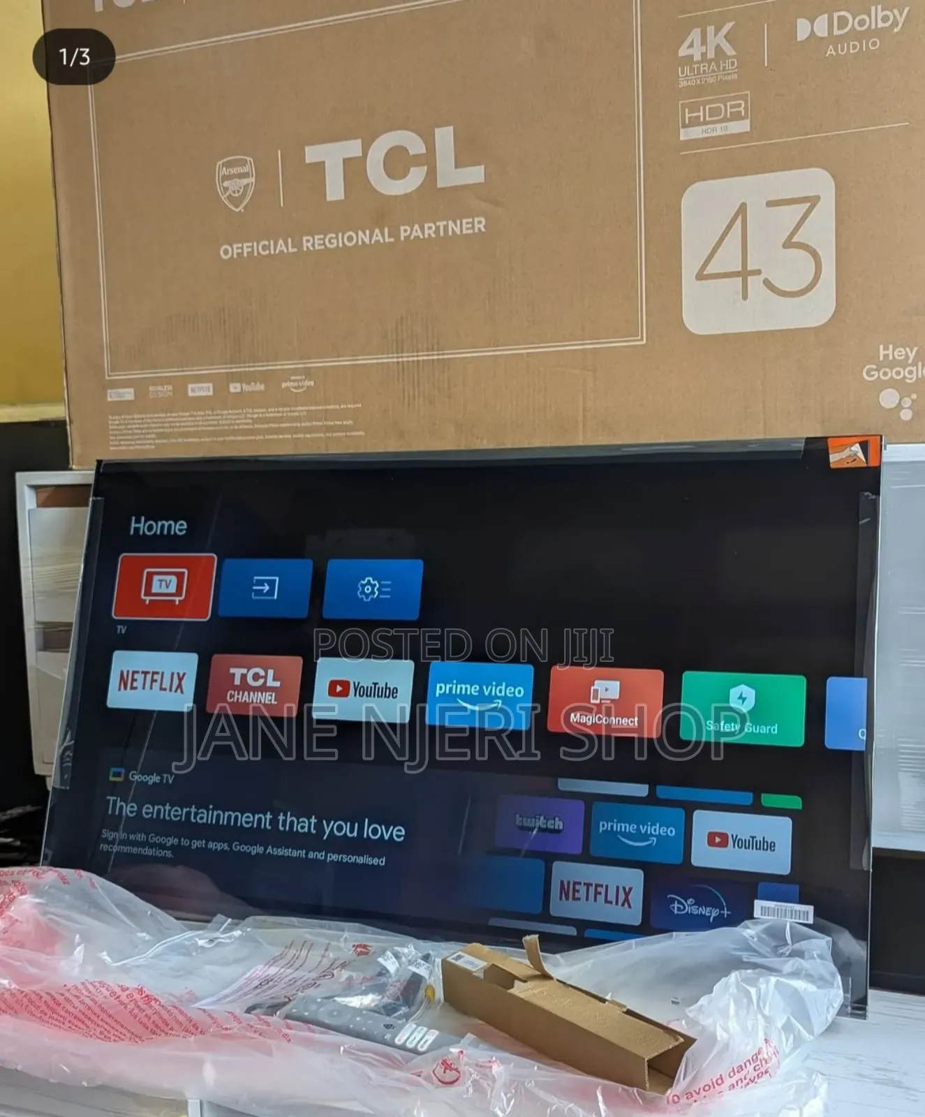 TCL 43 Inches Android Tv Frameless