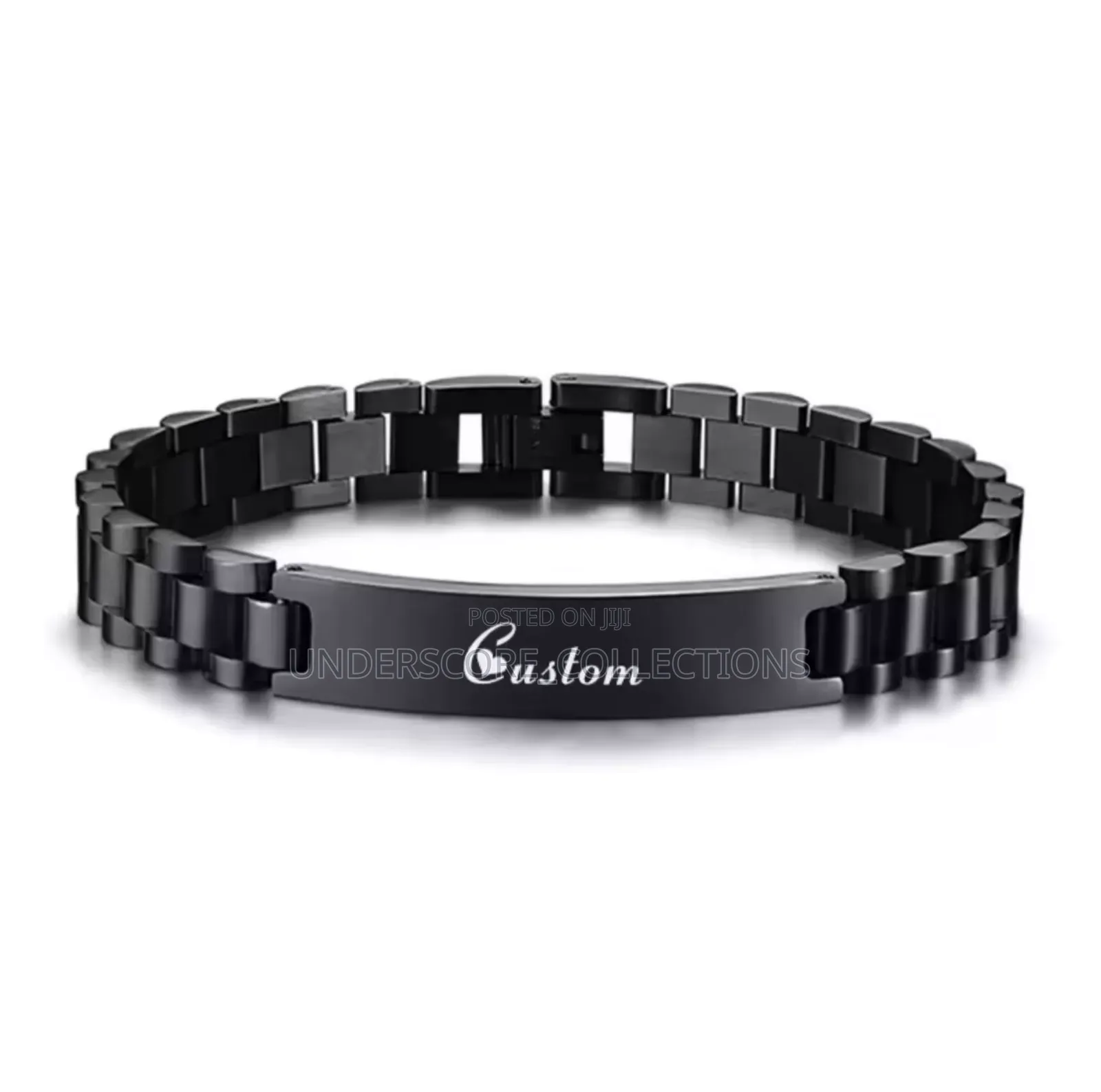 Black Engravable Bracelet