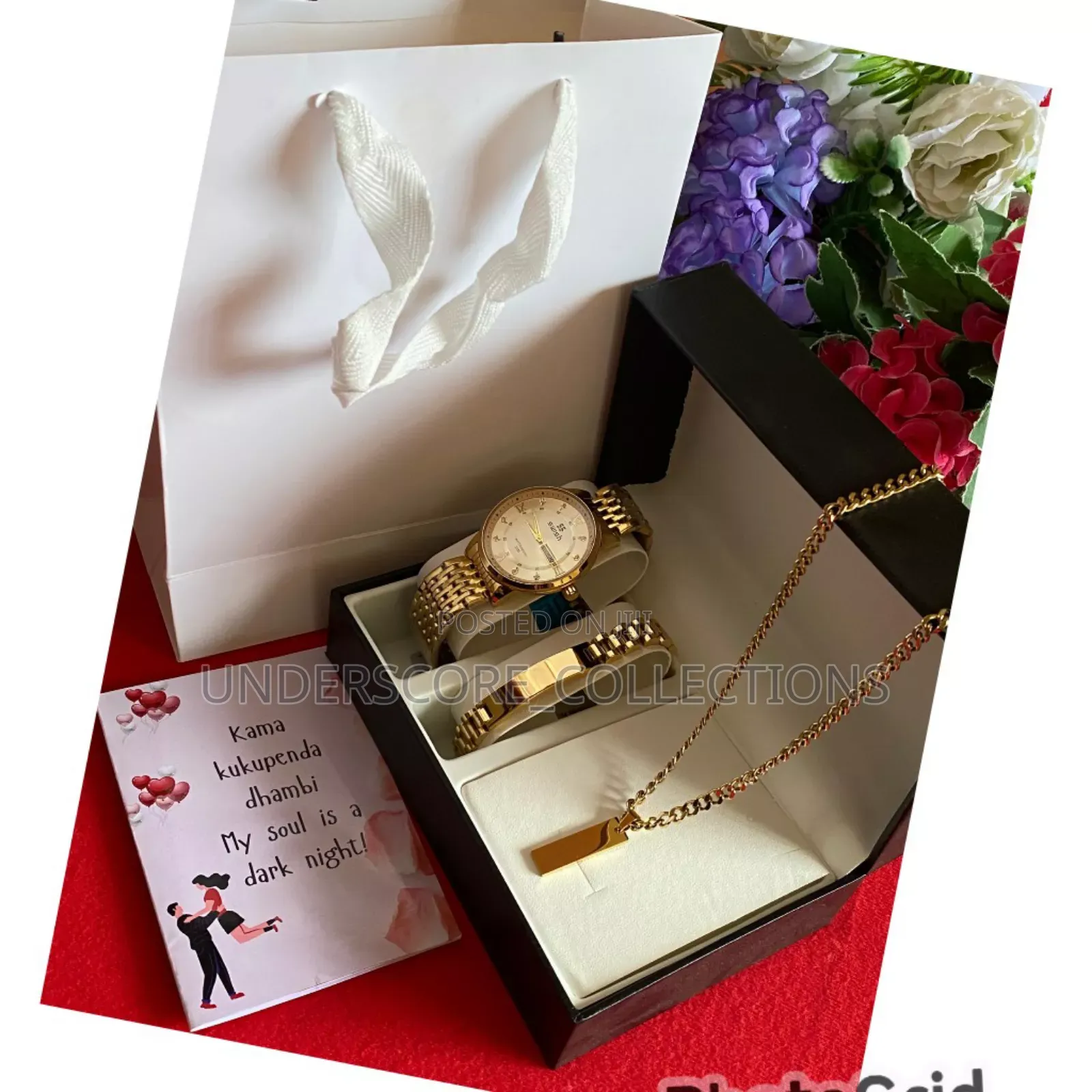 Gift Bag With Elegant Items for Men