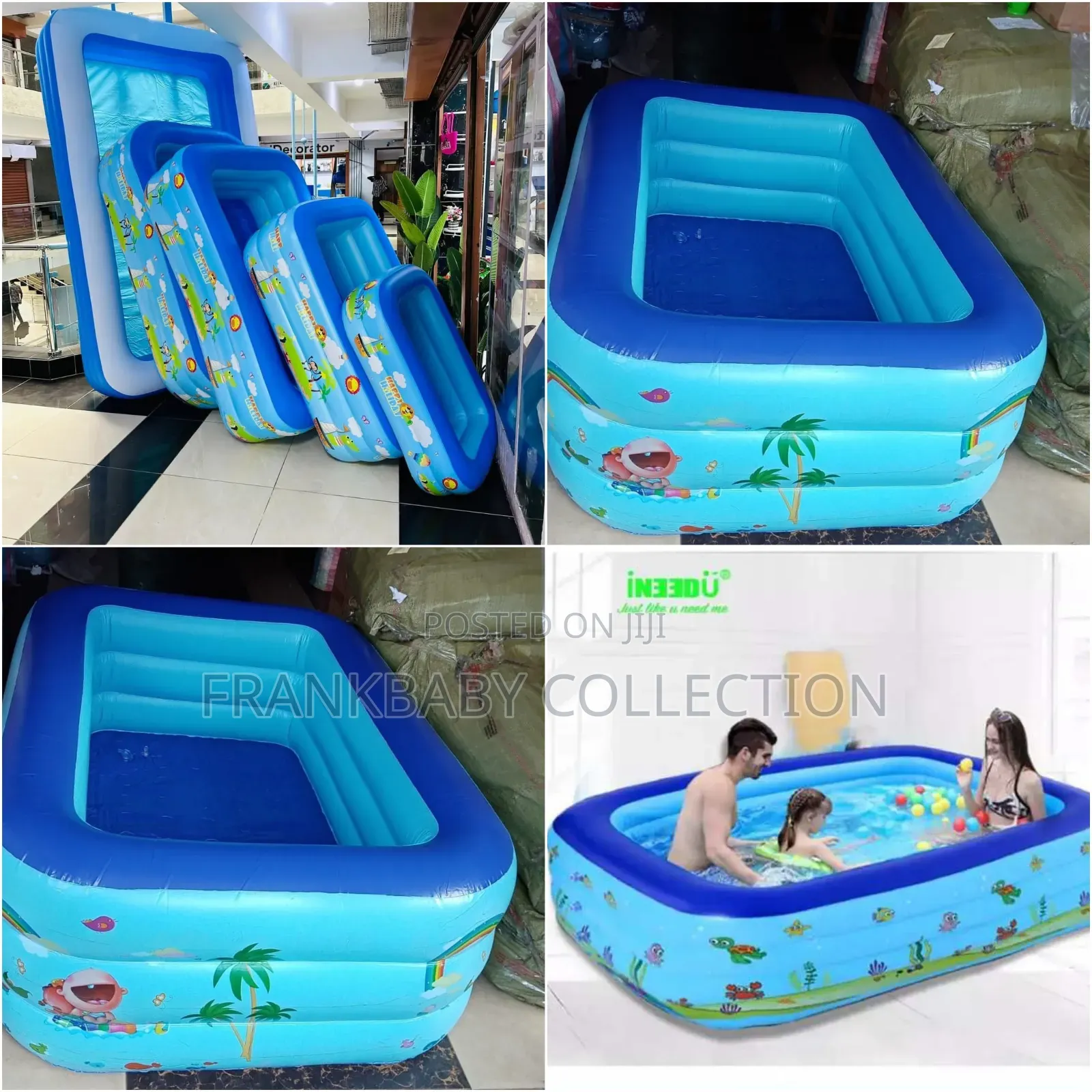 Inflatable Swimming Pools - Different Size Kids Adults