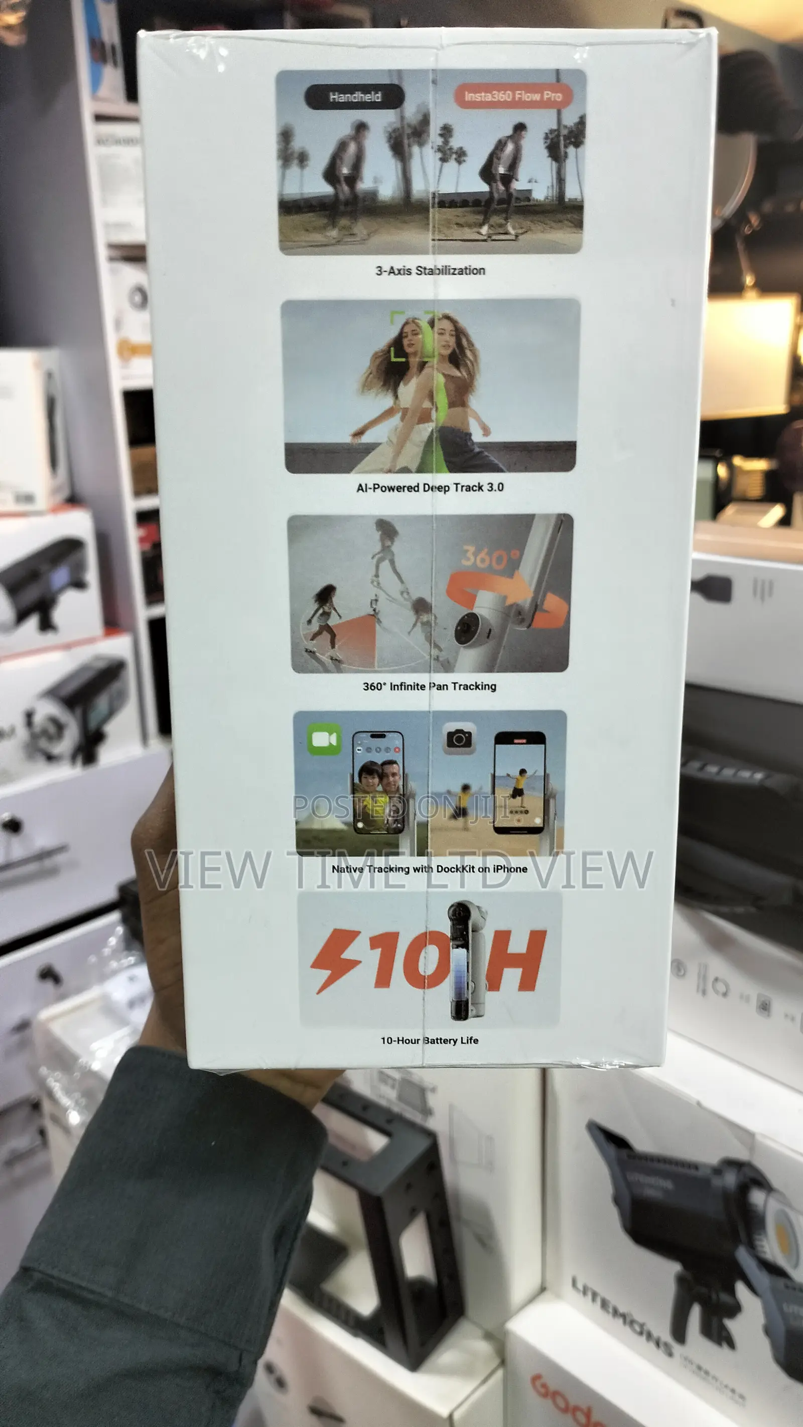 Insta360 Flow Pro Ai Tracking iPhone Stabiliser