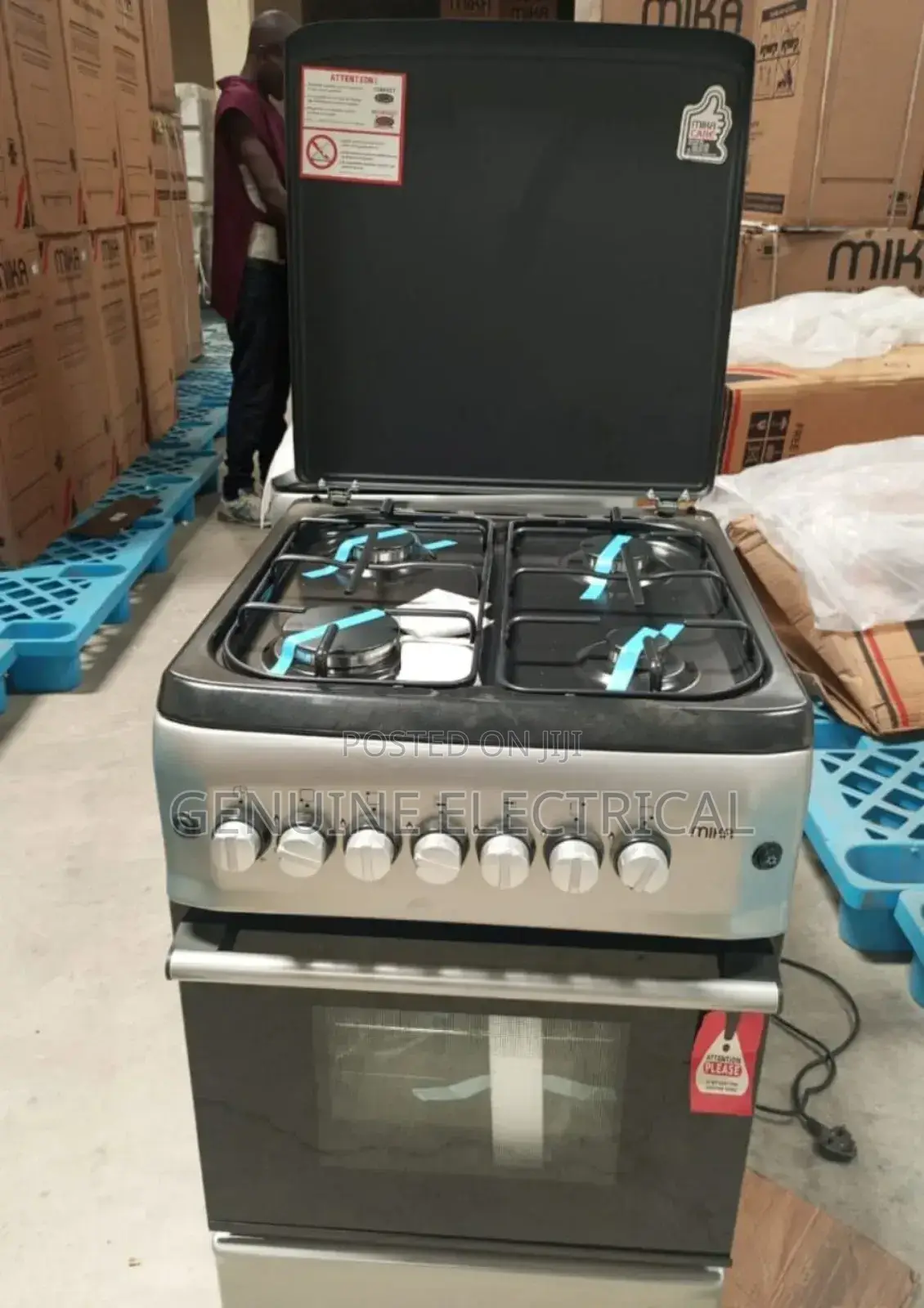 Brand New 50*55 Mika Full Gas Standing Cooker