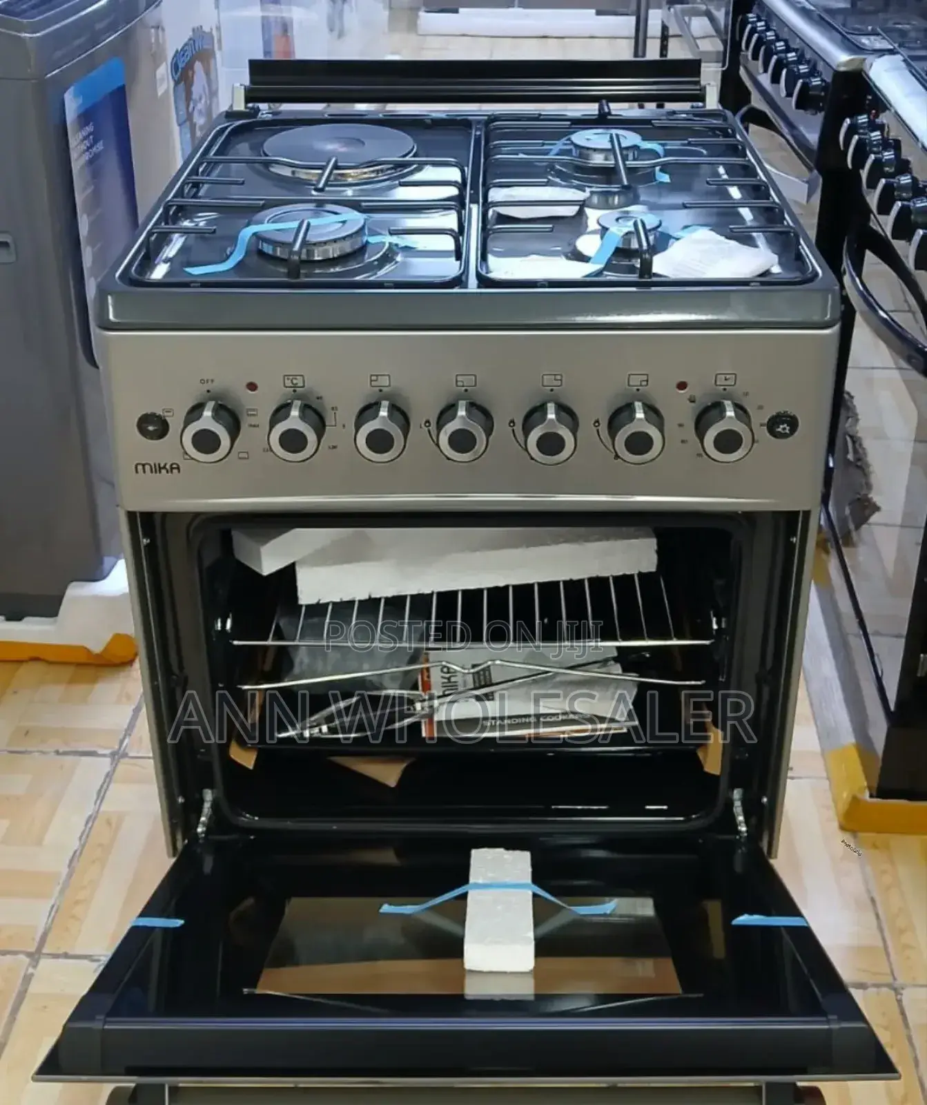 Mika 58*58 3gas + 1electric Standing Cooker (MST58U31E4DG)
