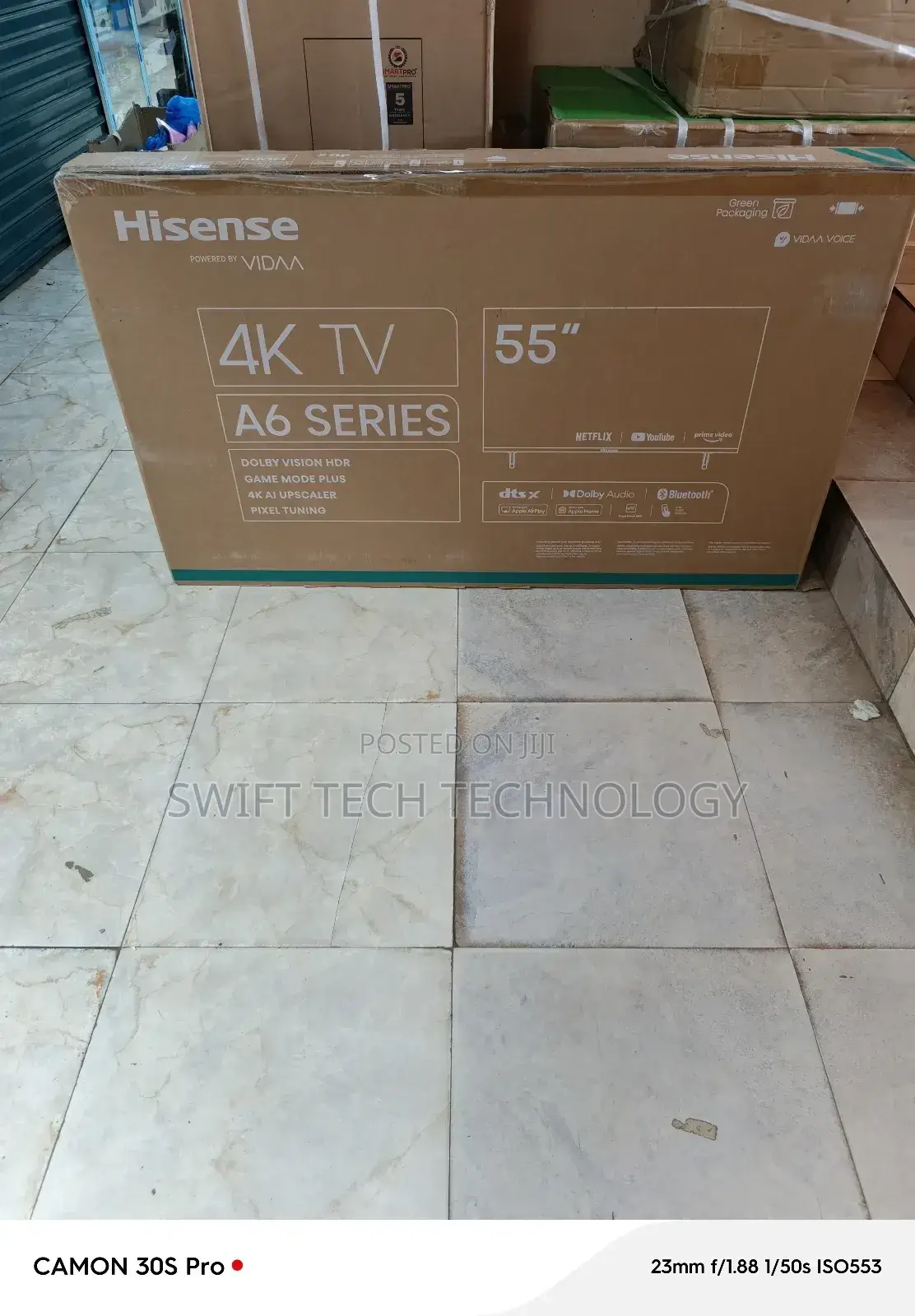 Hisense 55inches A6 Seris Tv Dolby Audio