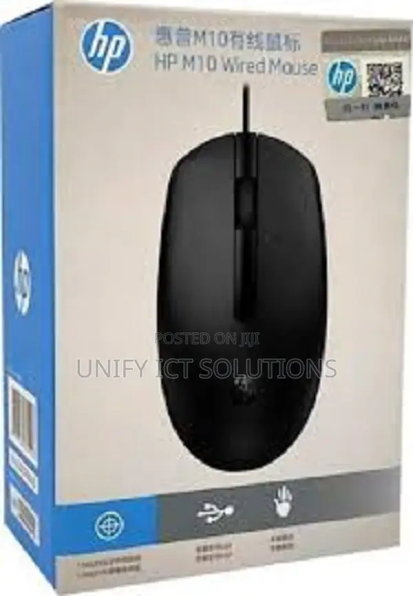 HP USB Mouse M10 Black - 6cb80pa