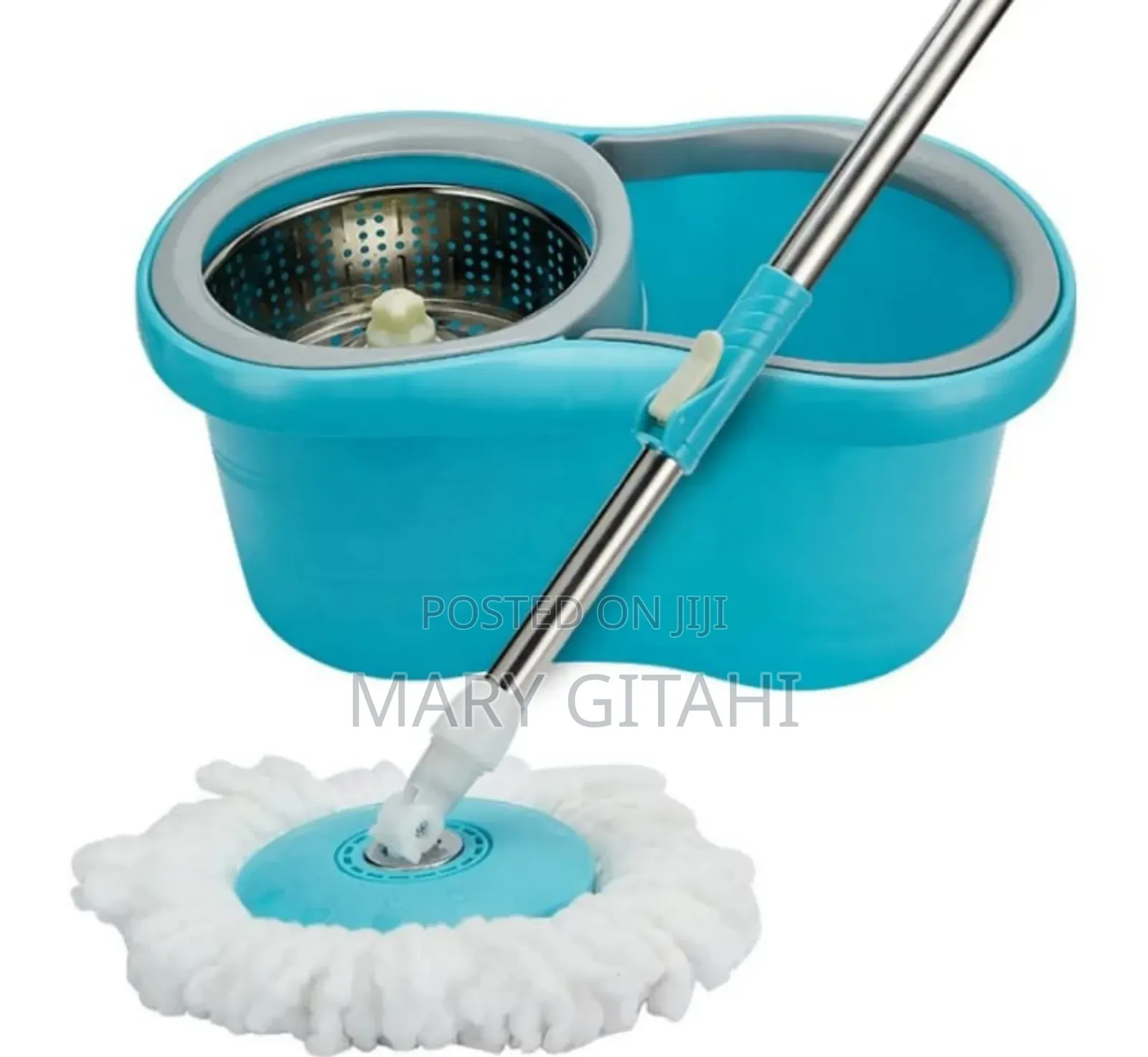 Spin Mop Mettalic Blue Green and Red at 