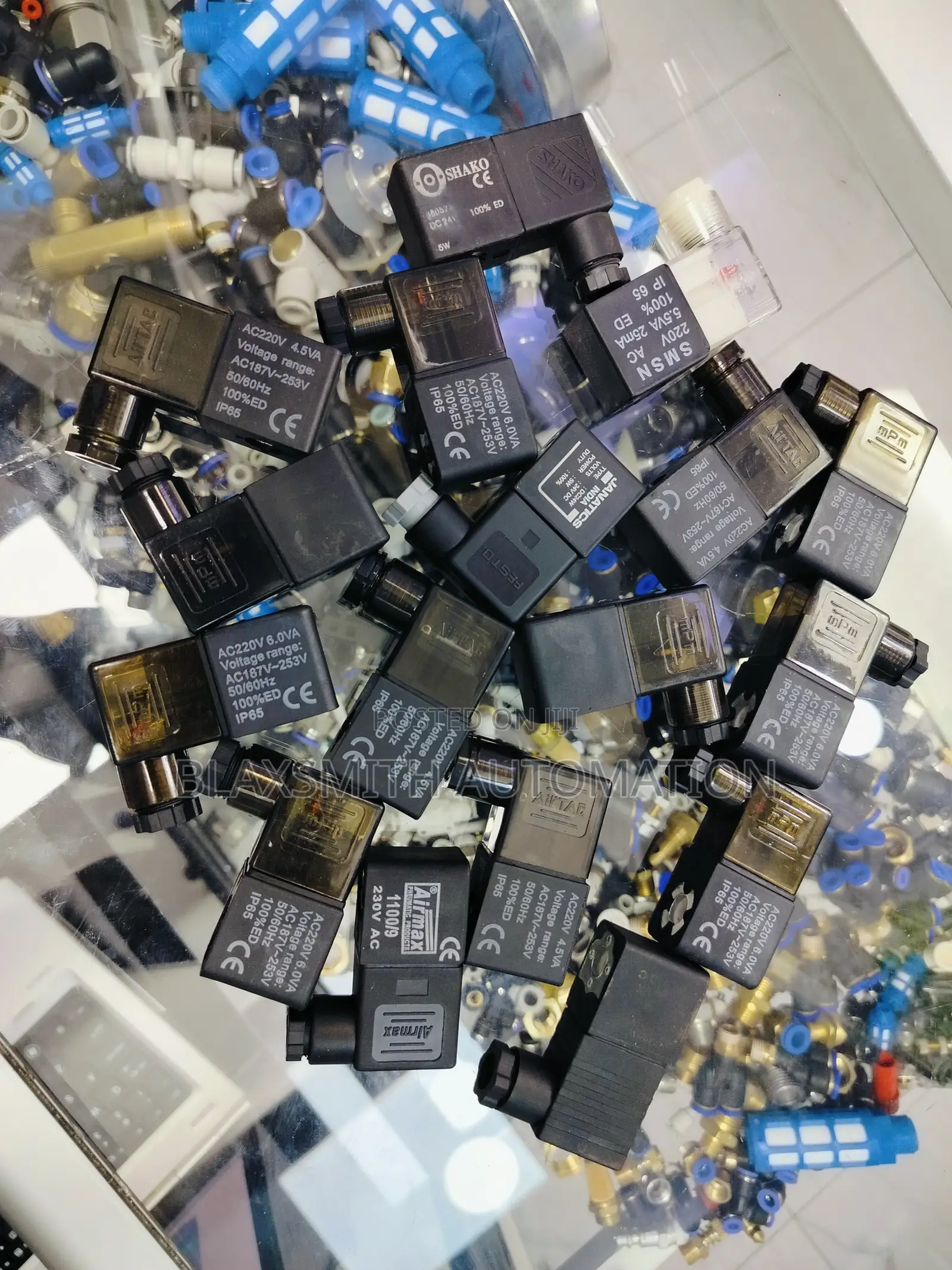 Solenoid Coils 24vdc, 110vac 220vac