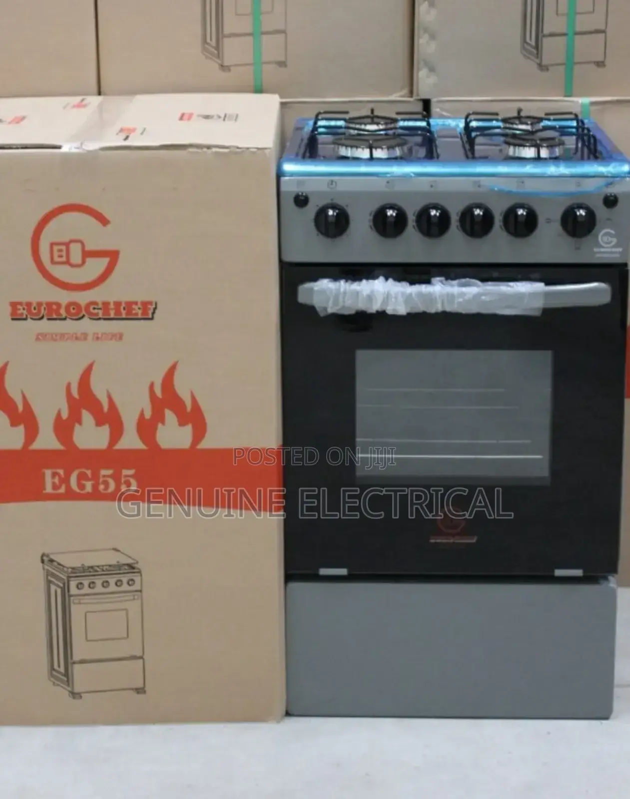High Quality Eurochef Full Gas With Electric Standing Cooker