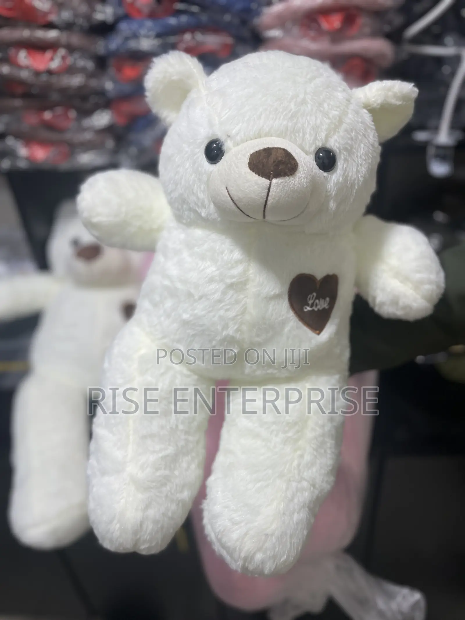 Plush 60cm Cream White Teddy Bear