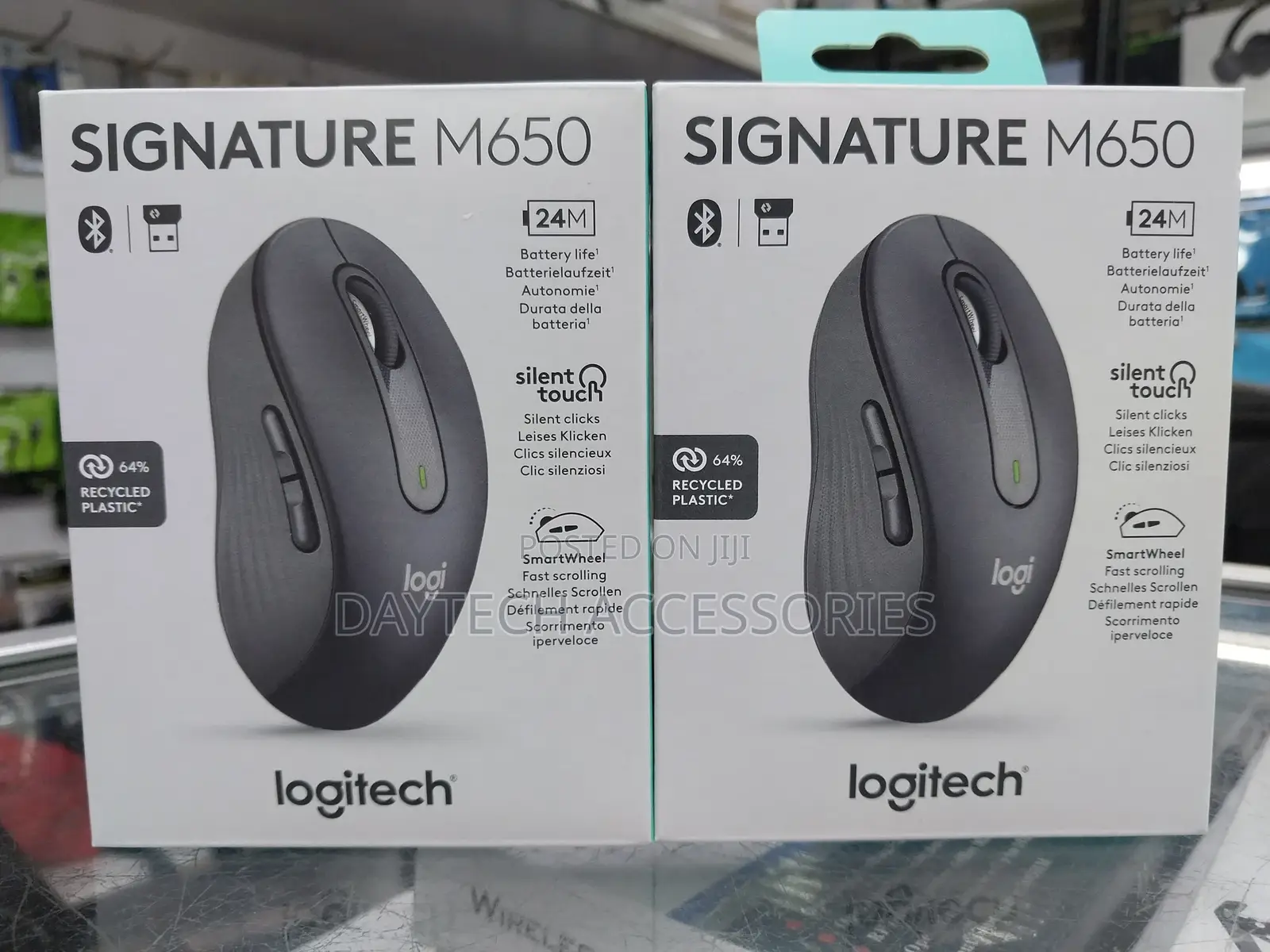 Logitech Signature M650 Wireles Bluetooth Mouse (Graphite)