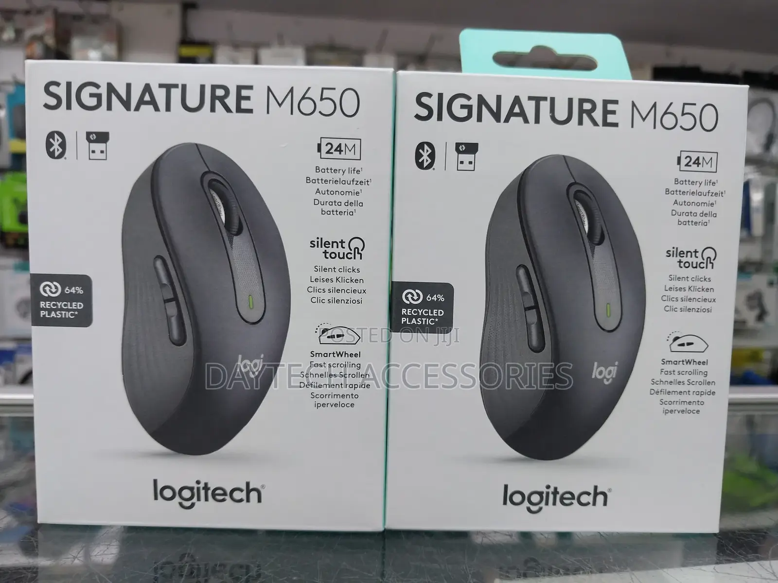 Logitech Signature M650 Wireles Bluetooth Mouse (Graphite)