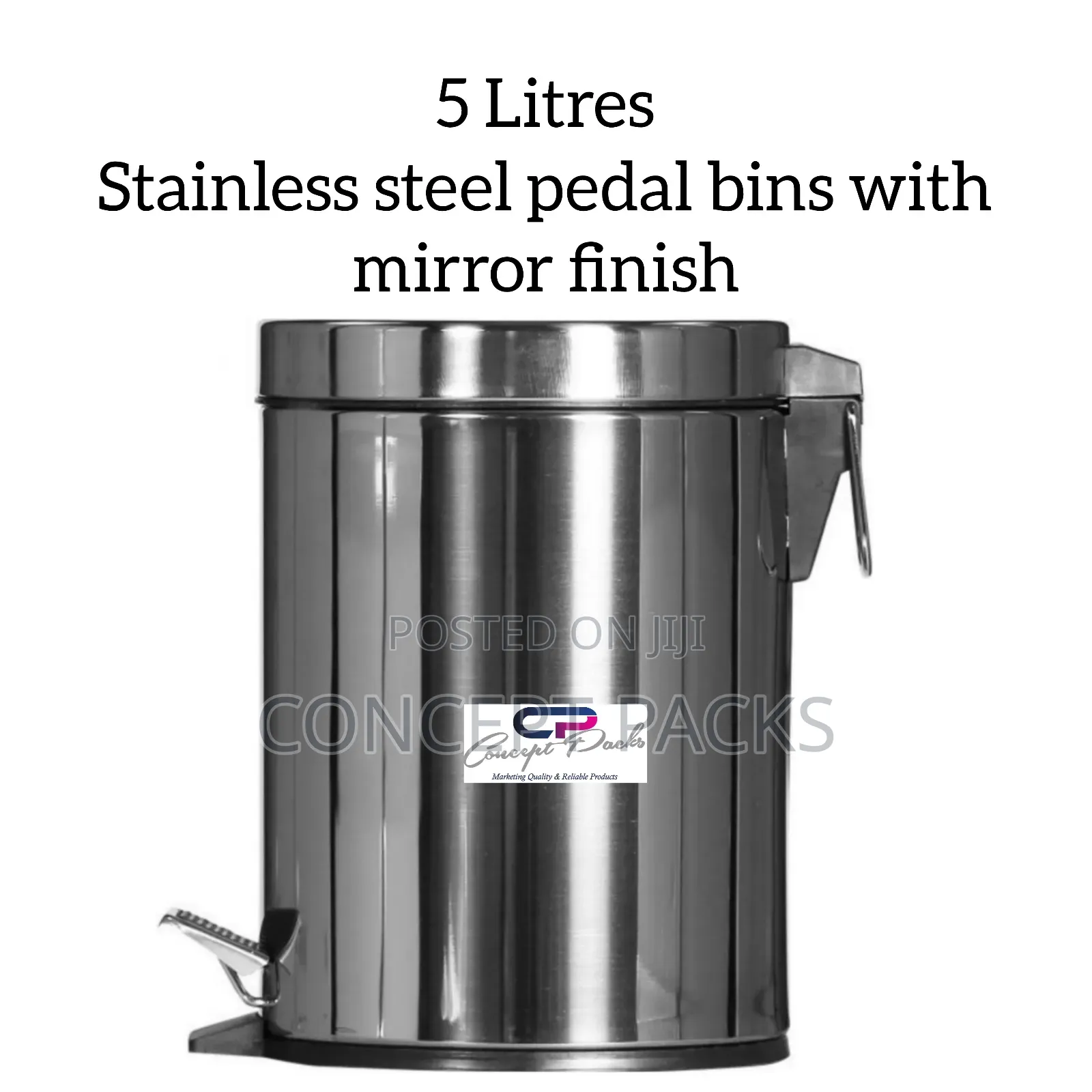 Stainless Steel 5 L Pedal Bin With Internal Bucket