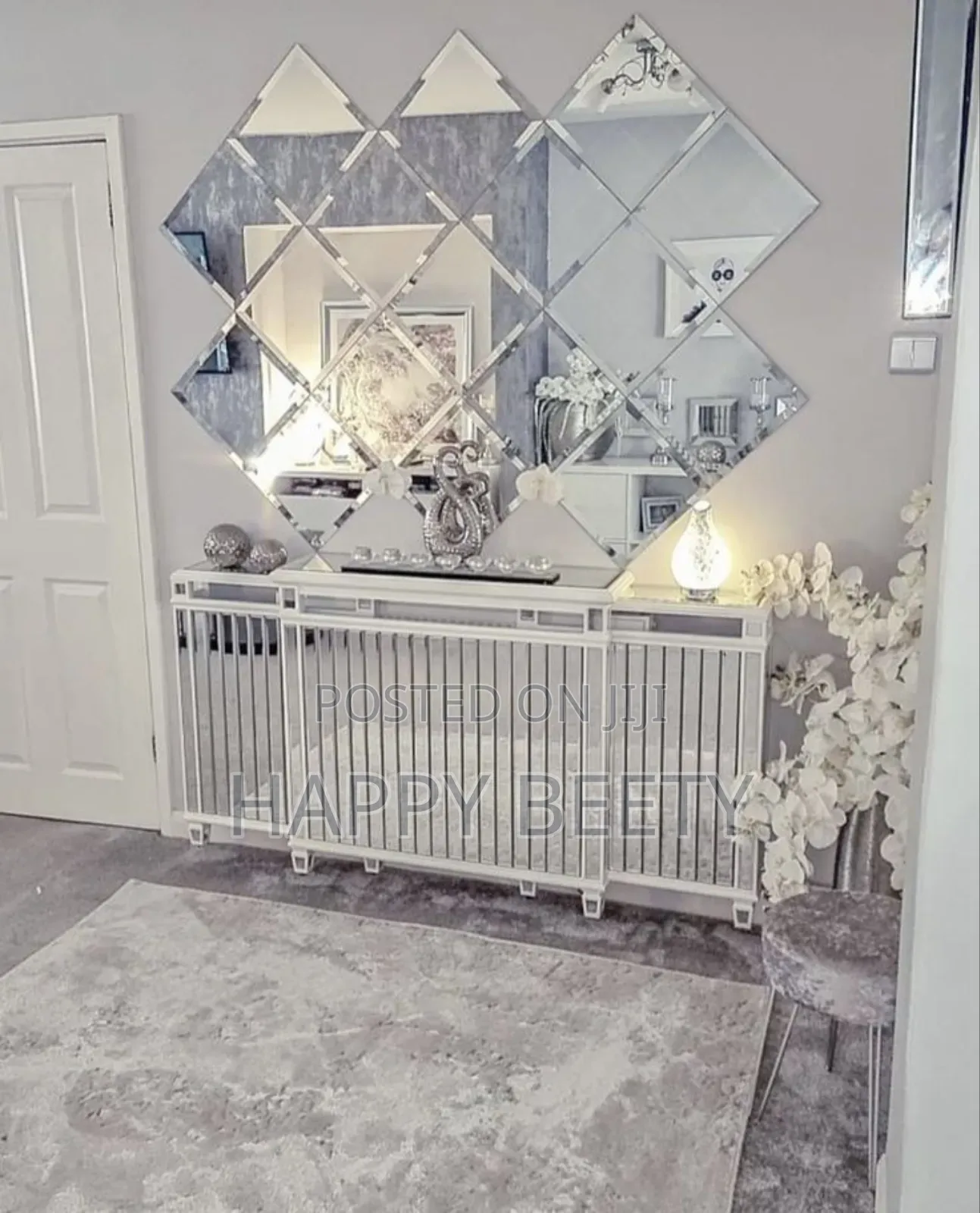 32 PCS Diamond Acrylic Mirrors