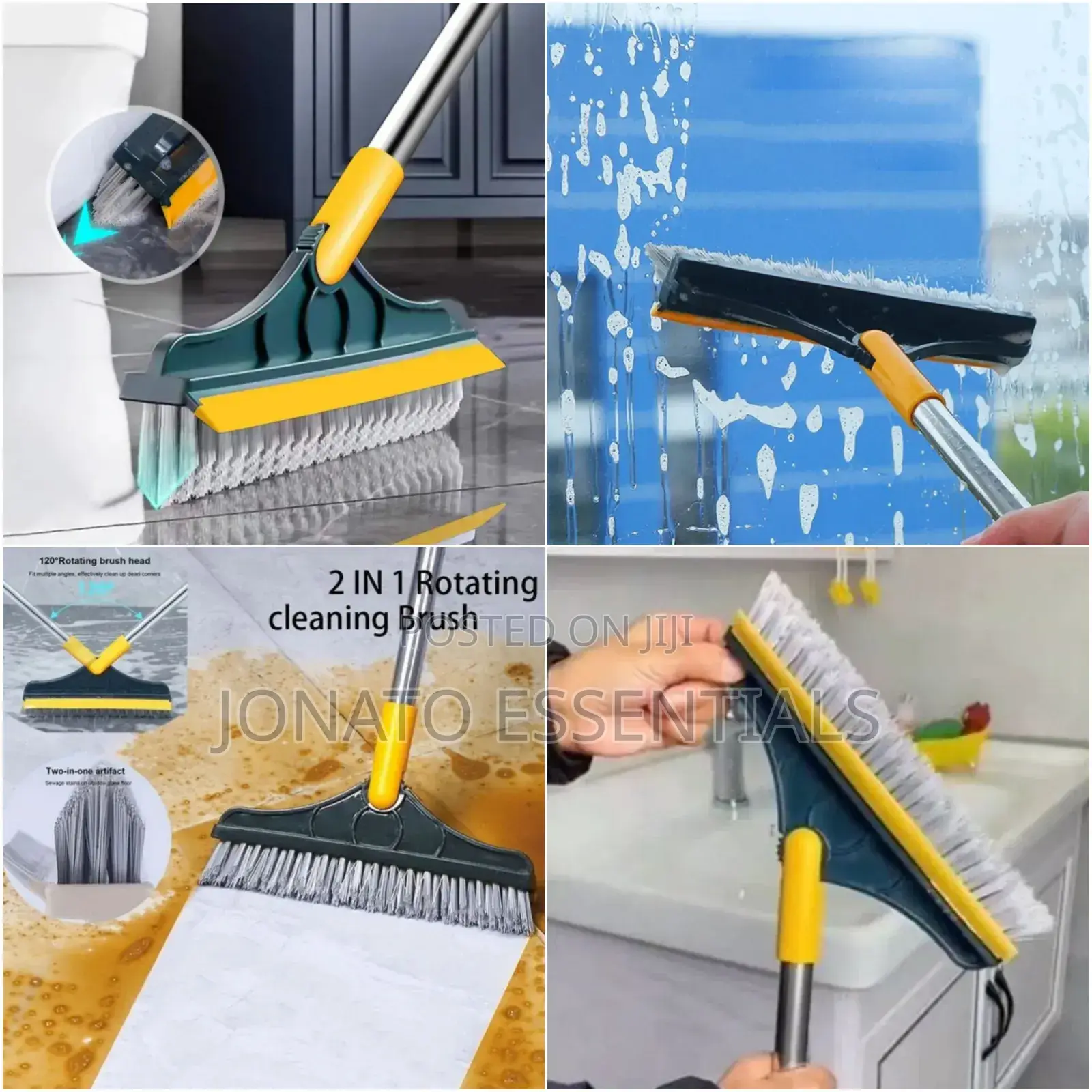 2 in 1 v-Shape Magic Broom and Squeegee