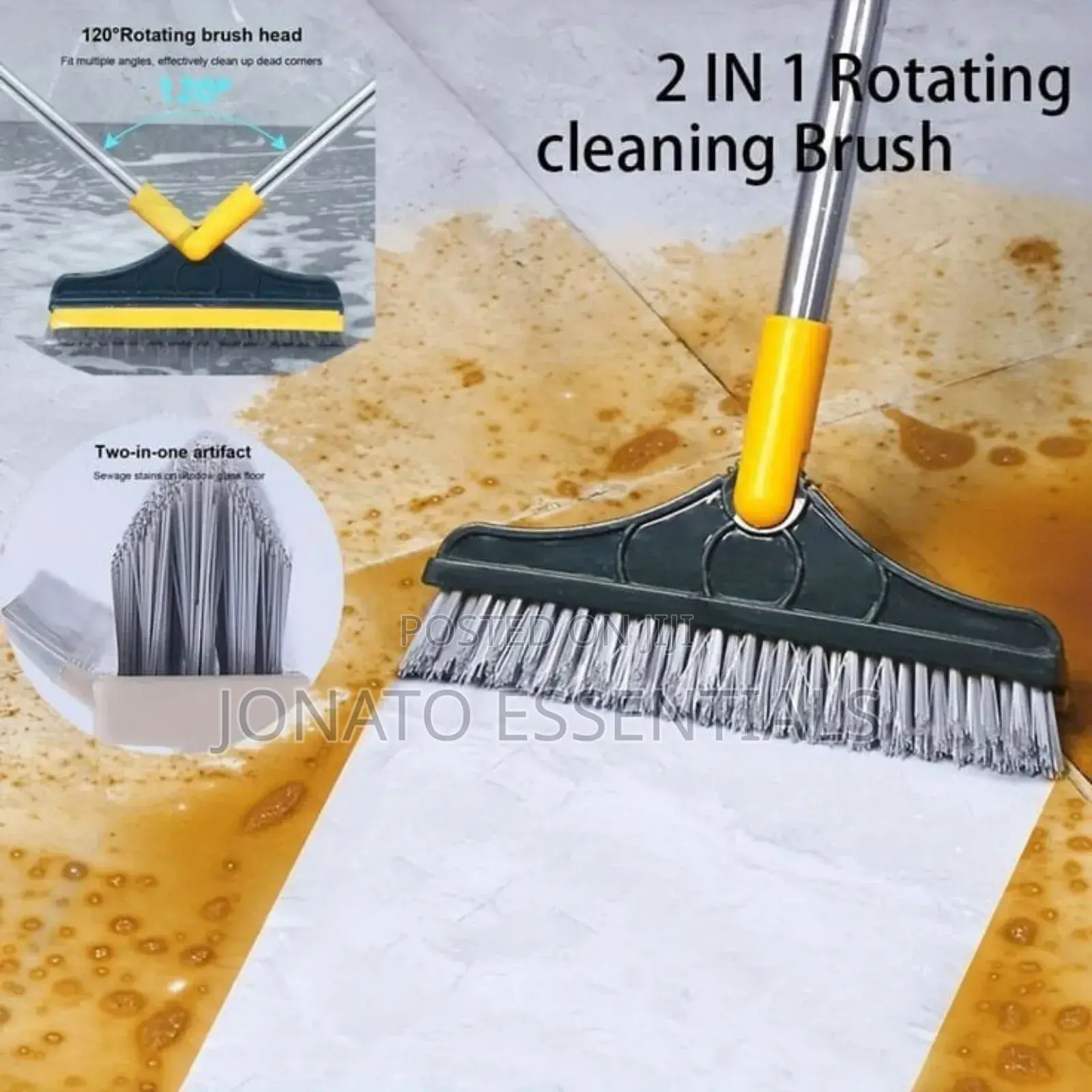 2 in 1 v-Shape Magic Broom and Squeegee