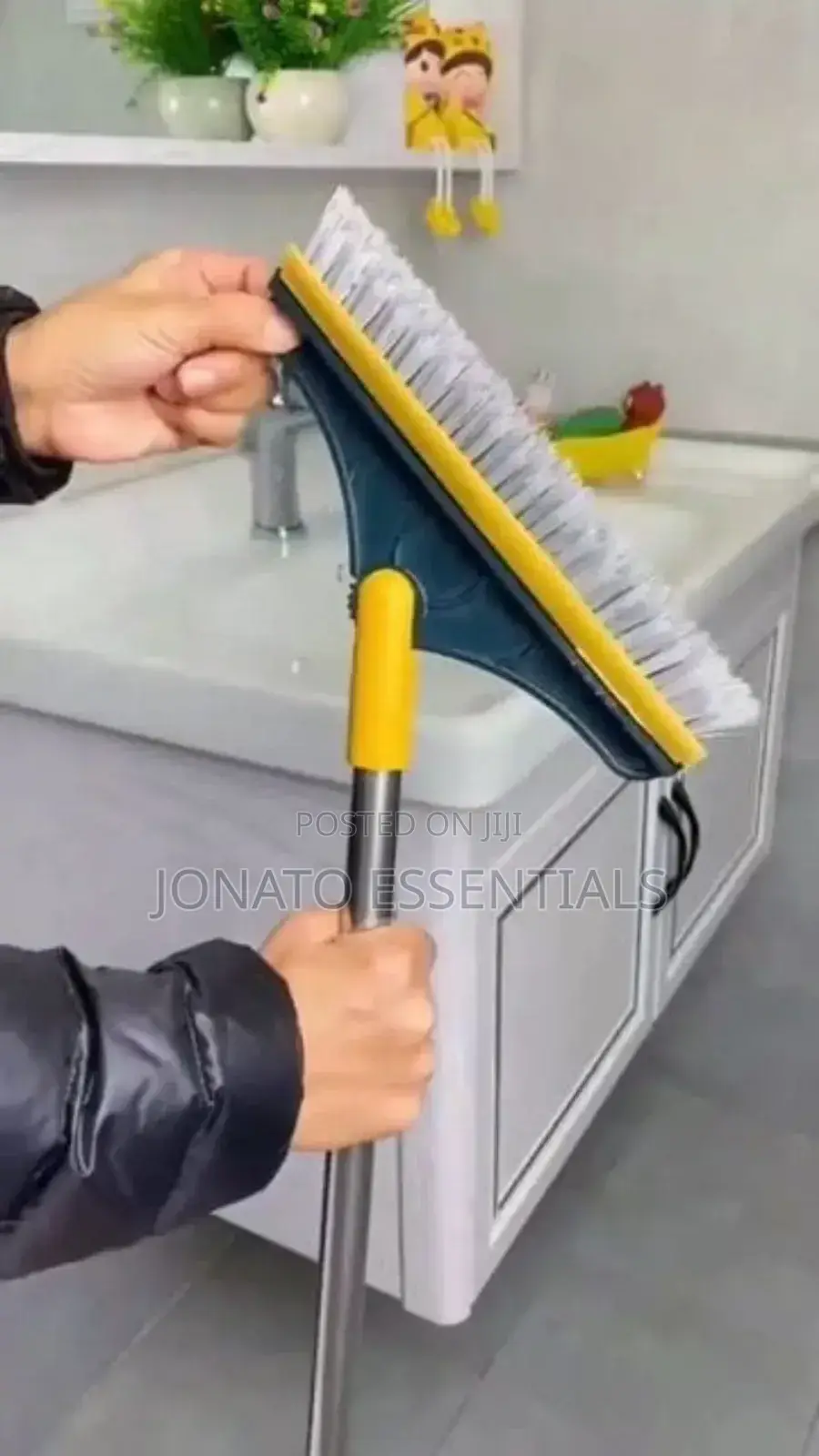 2 in 1 v-Shape Magic Broom and Squeegee