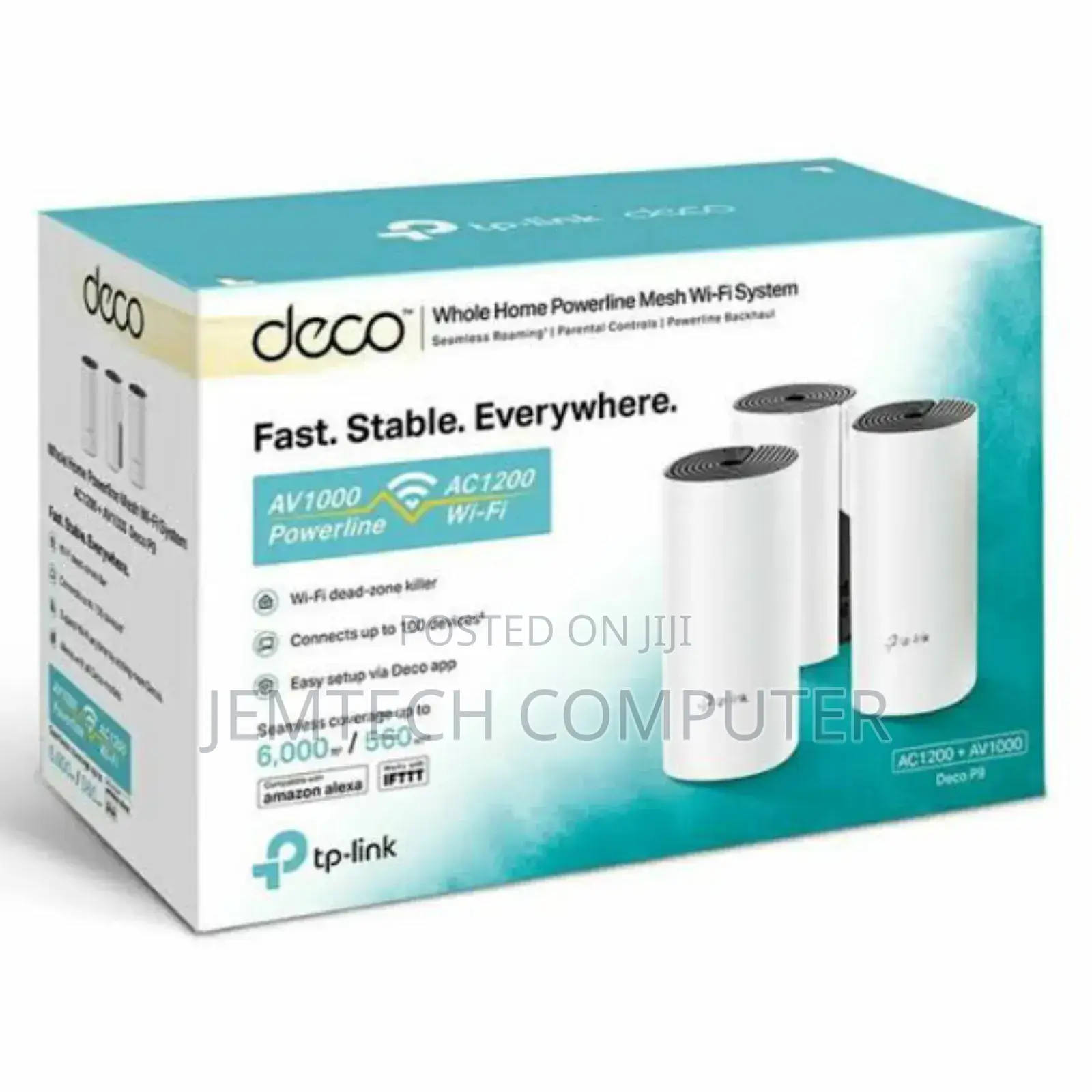 Tp-Link Deco P9 AC1200 + AV1000 Whole Home Hybrid Mesh(3)