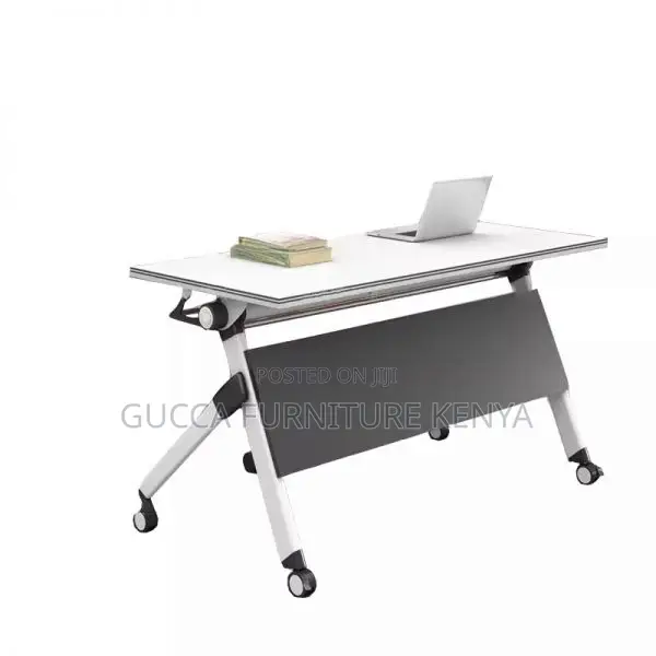 Office Tables: Casual Rectangular Foldable Writing Table