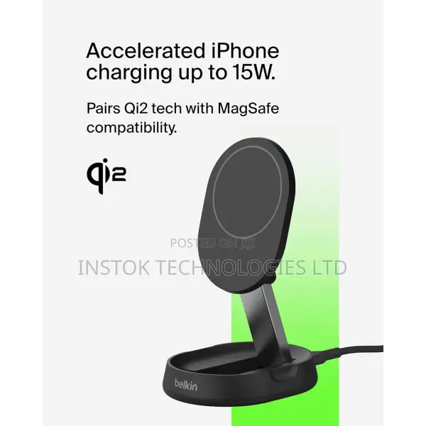Belkin Boostcharge Pro Magnetic Wireless Charging Stand 15w