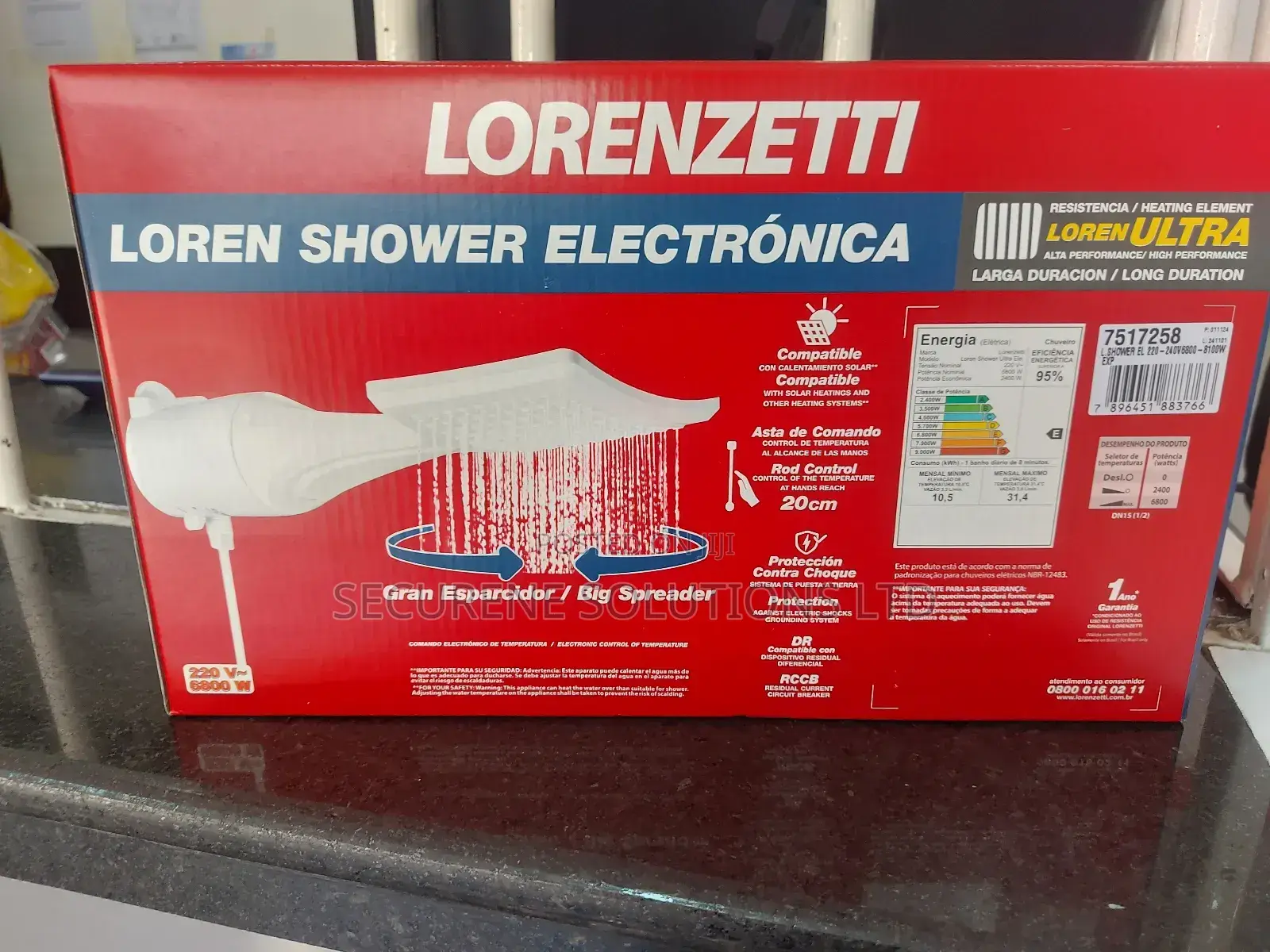 Lorenzetti Advanced Instant Shower Head