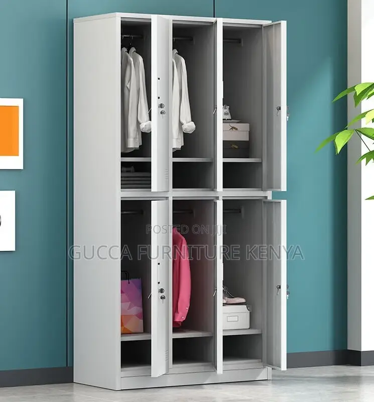 Cabinets:6-Steel Locker File Storage Home Office Cabinet