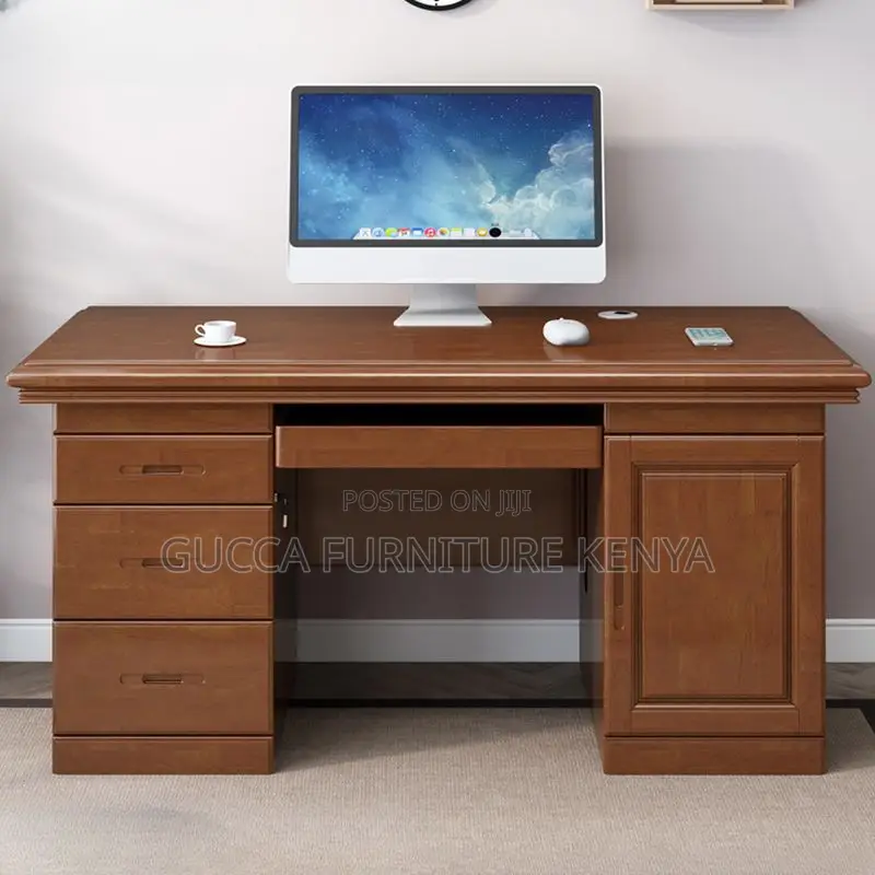 Office Tables:1400mm Secure Computer Executive Desk