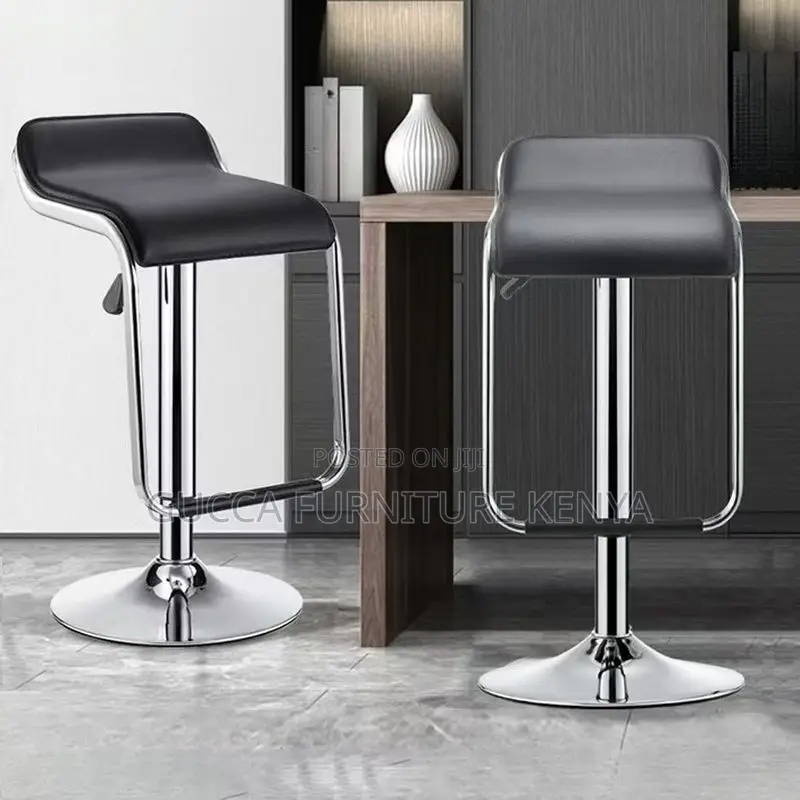 Home Chairs: Dark Gray Rawhide Riding Seat Pub Stool