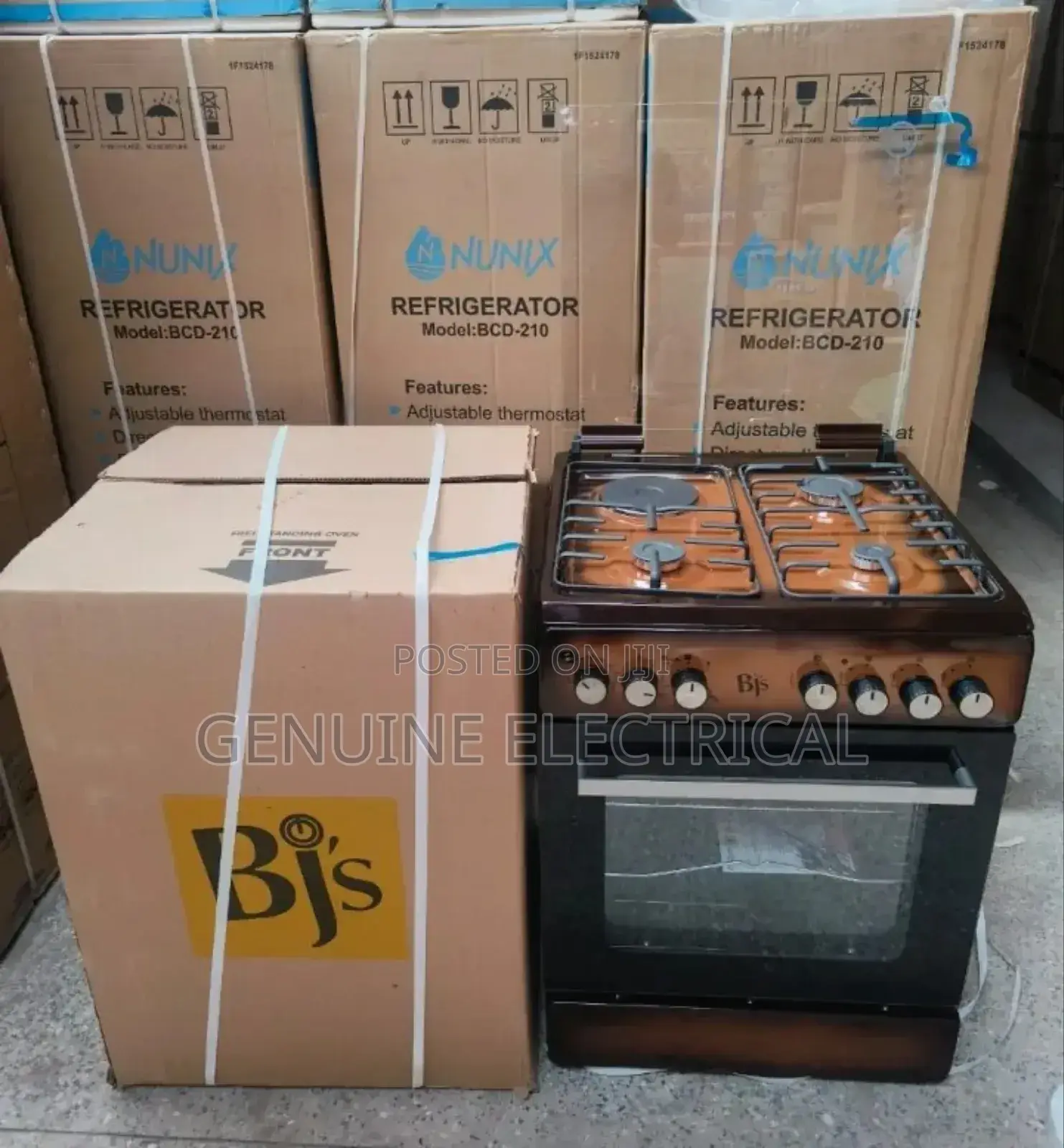 Brown 60 by 60 BJS 3+1 With Electric Oven Turbofan