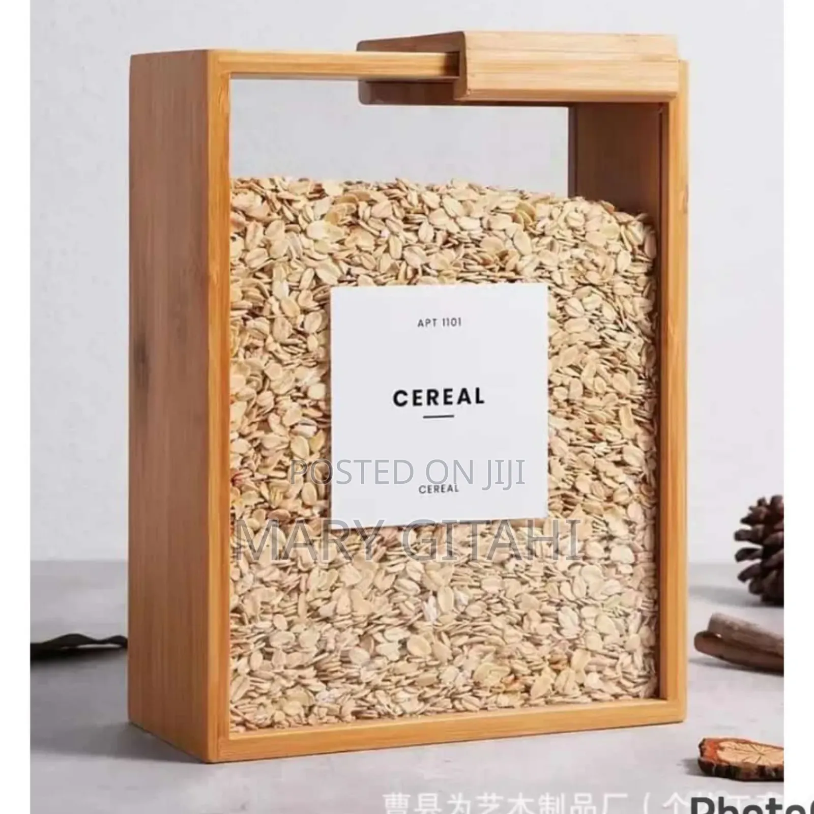 3L Transparent Dry Food/Cereals Storage Container ☆