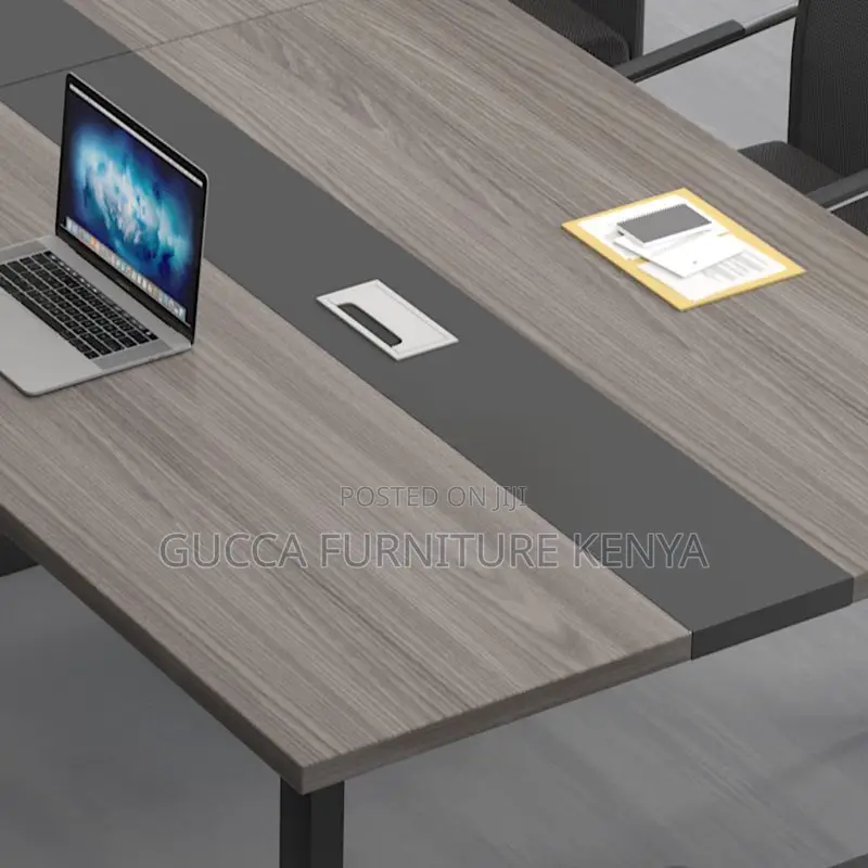 Boardroom Tables: Rectangular Wood Executive Meeting Table