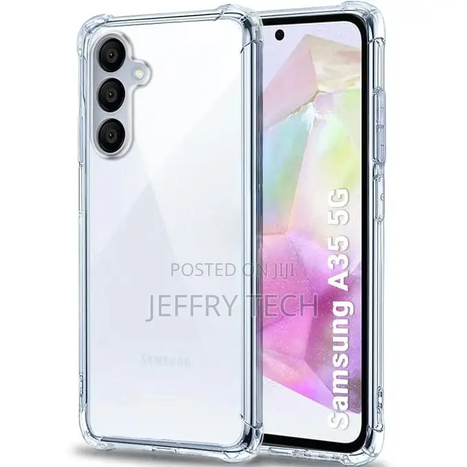 Soft-Sides Crystal Clear Case Cover for Samsung Galaxy A35