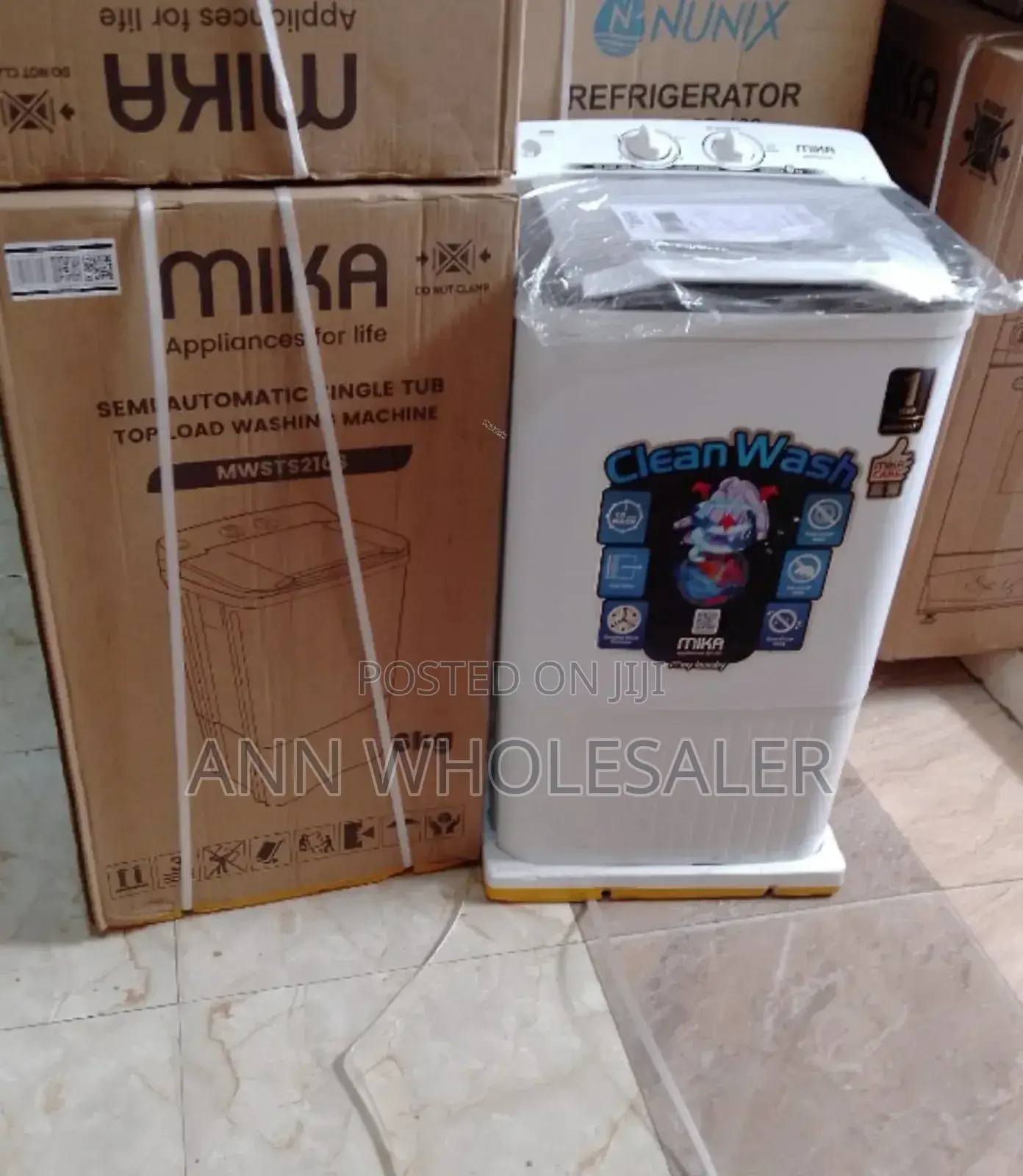 Mika Semi Automatic 6kg Top Load Washing Machine M-65