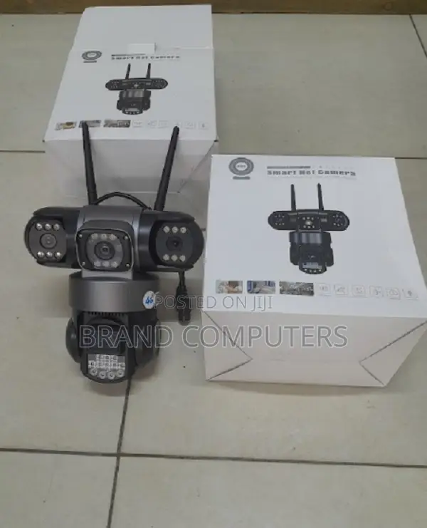 Triple Lens 6mp 4G Simcard Wireless V380 PTZ Dome Camera