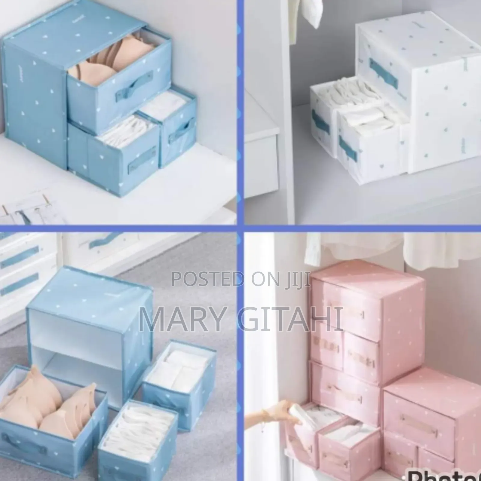 Foldable Undergarment Storage Box