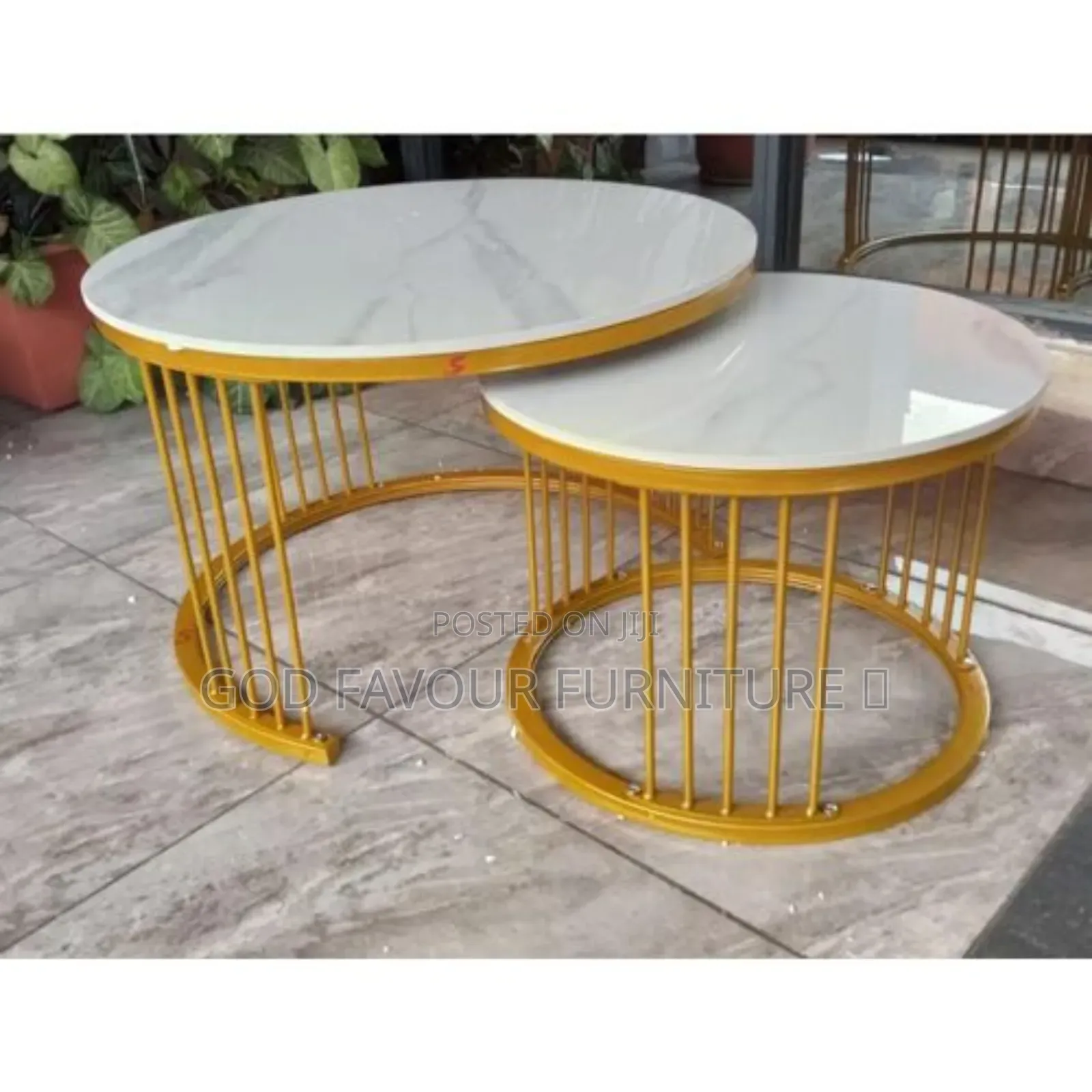 Generic Marble Top Nesting Table Hb5tf