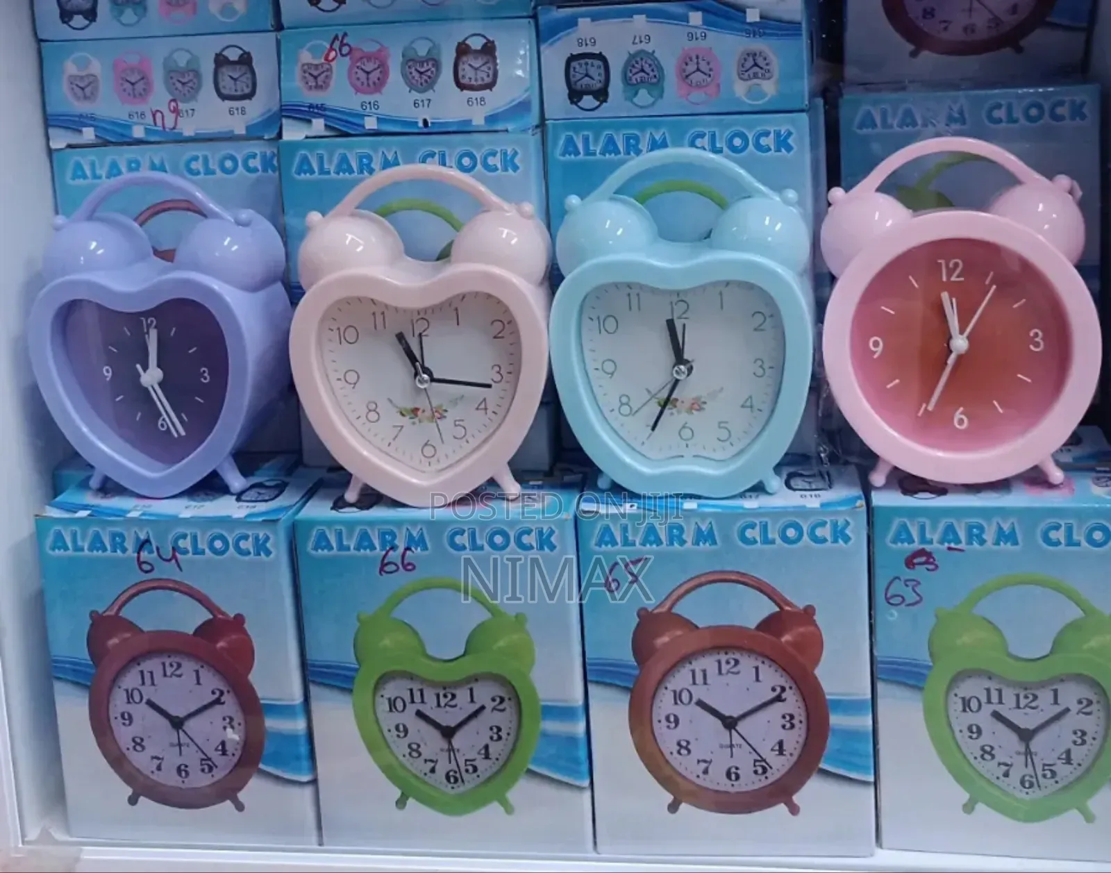 Mini Alarm Clock Multi Coloured