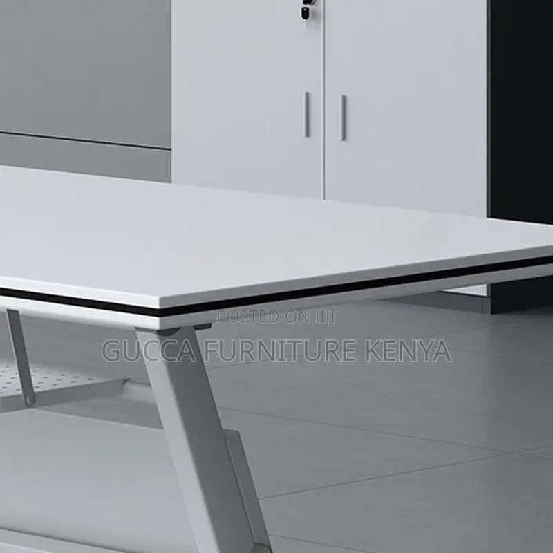 Office Tables:120cm 
Folding Office Desk With Swivel Wheels