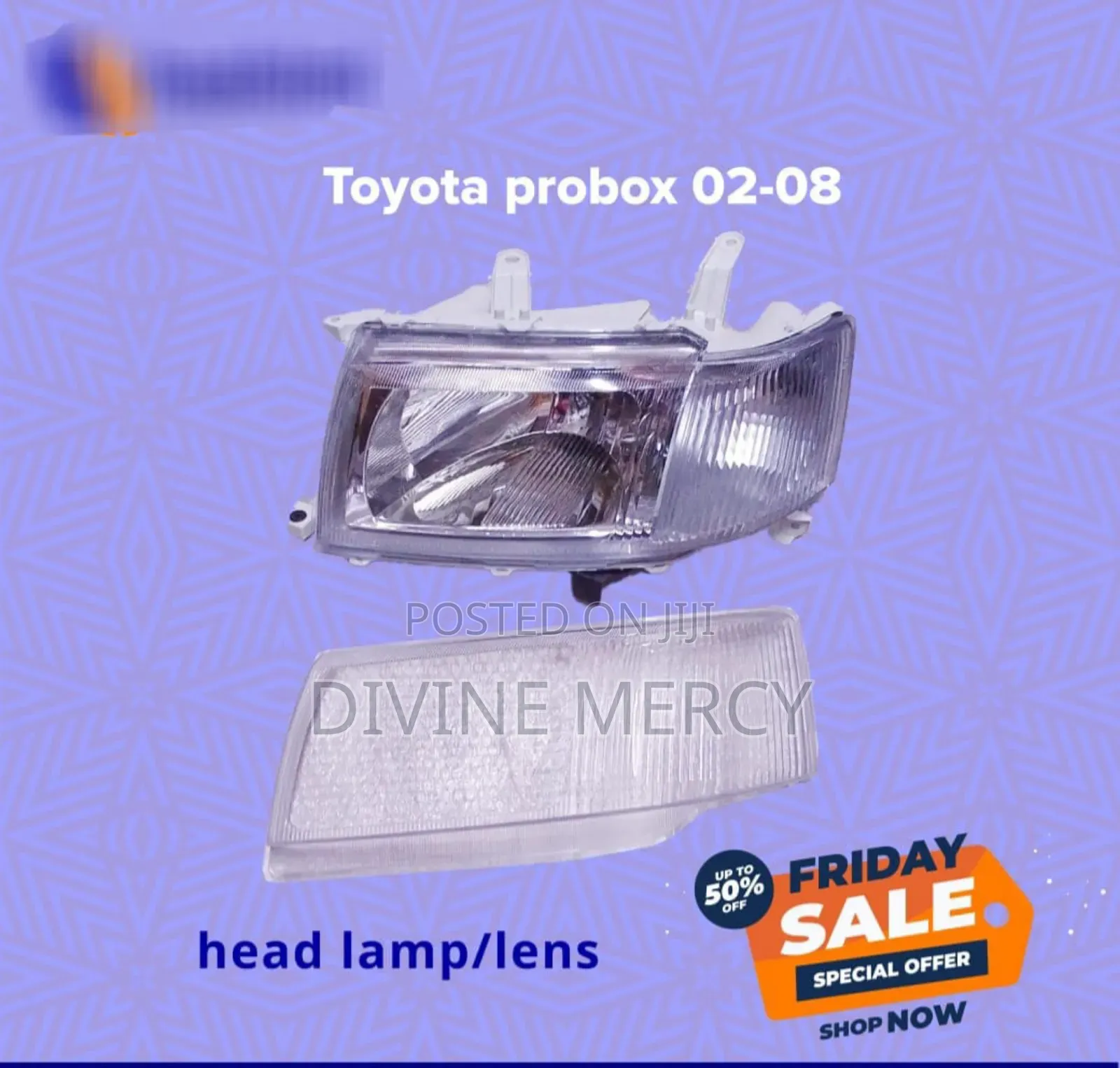 Toyota Probox 02-08 Headlamp