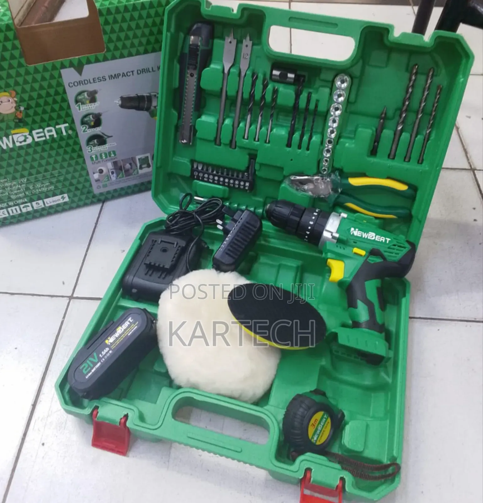 Newbeat Cordless Set
21volts 
45 PCS Set