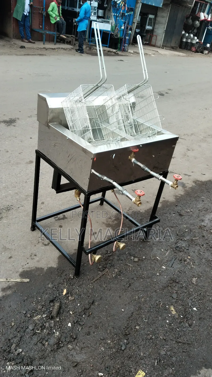 Double Gas Fish  Snacks Chips Fryers