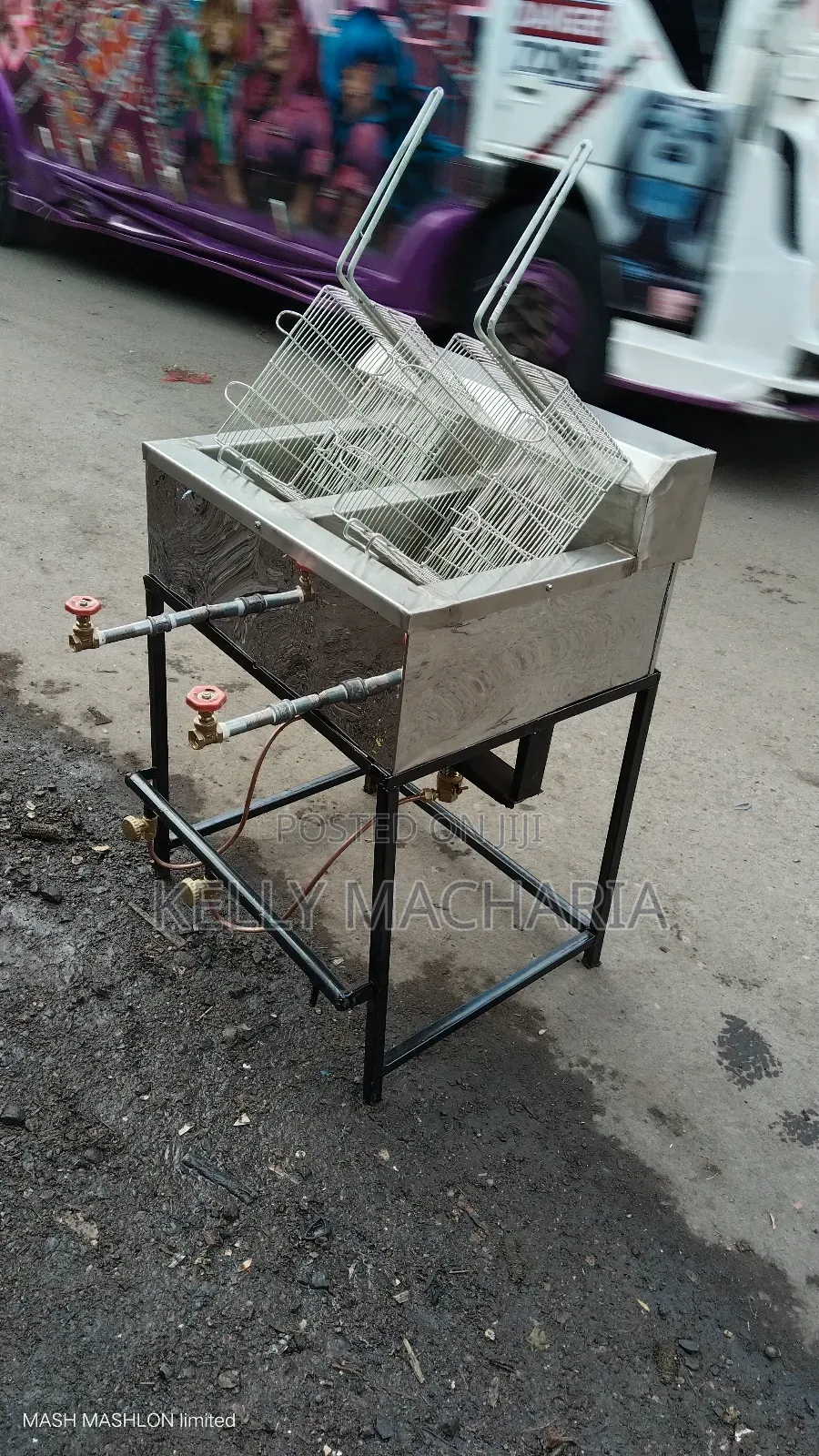 Double Gas Fish  Snacks Chips Fryers